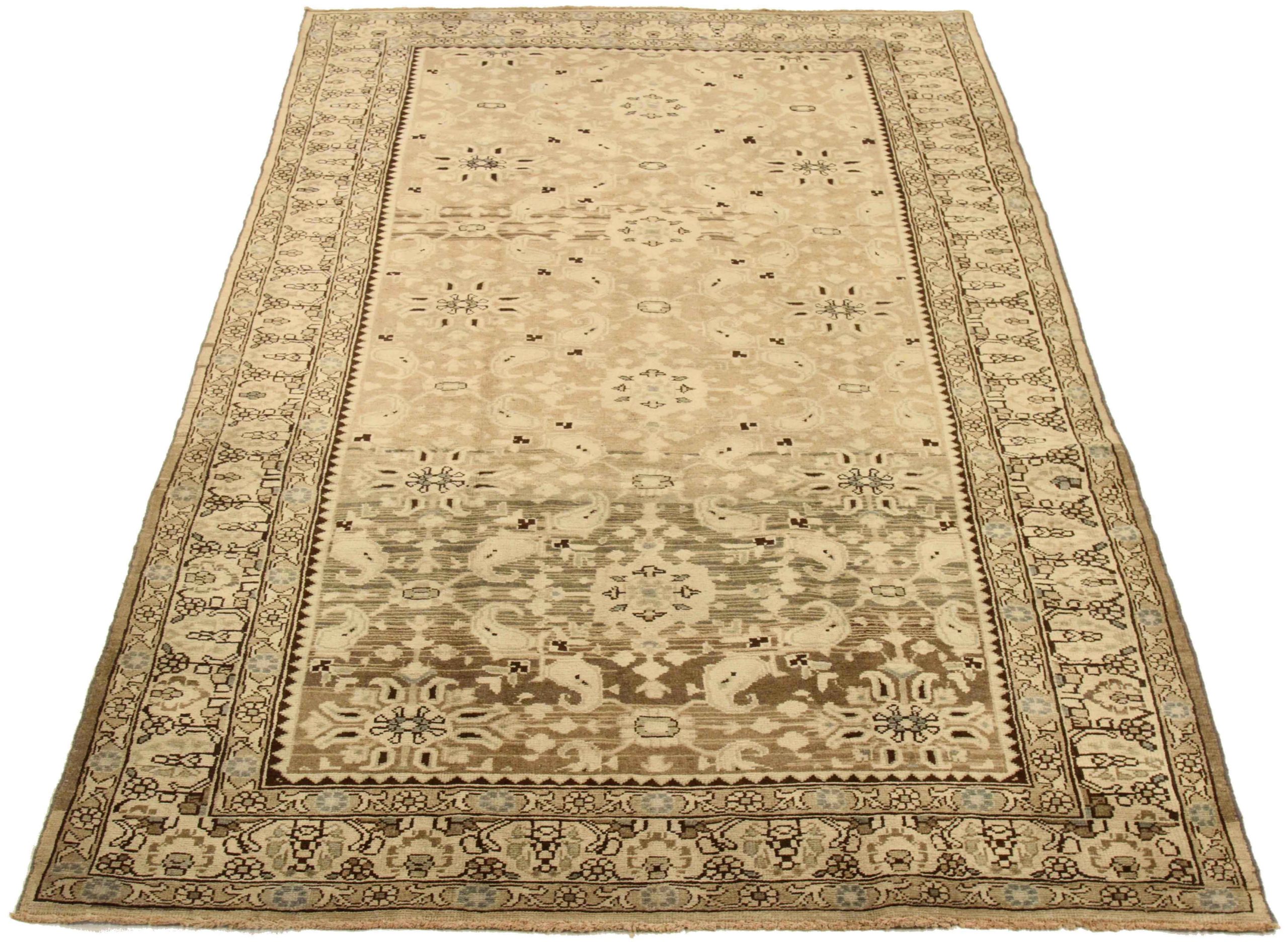 Thumbnail 3 for Antique Persian Malayer Transitional Rug 75884