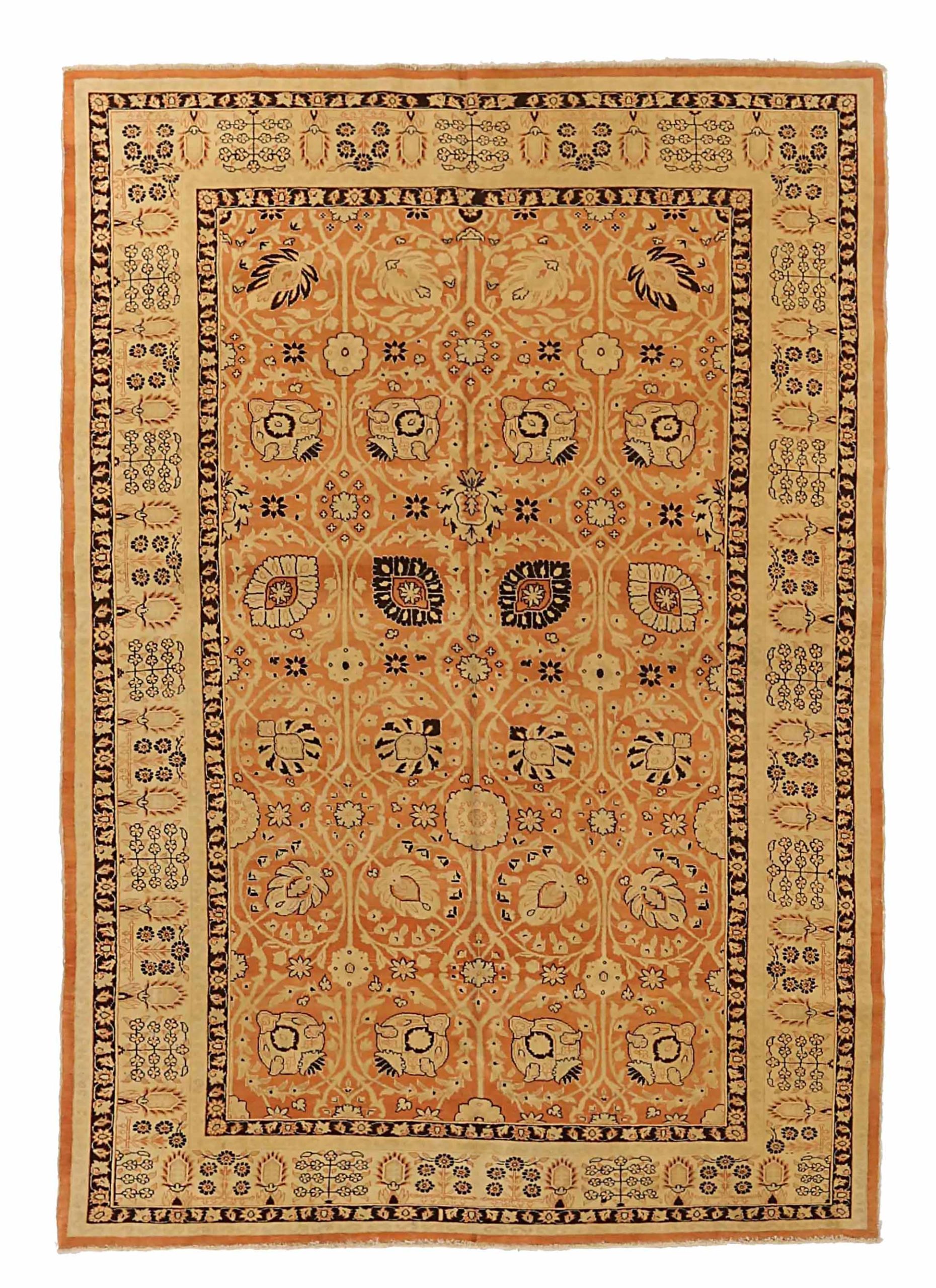 Thumbnail 5 for Antique Persian Tabriz Transitional Rug 71937