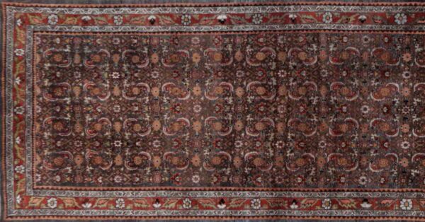 Thumbnail 10 for Antique Persian Bijar Traditional Rug 91149