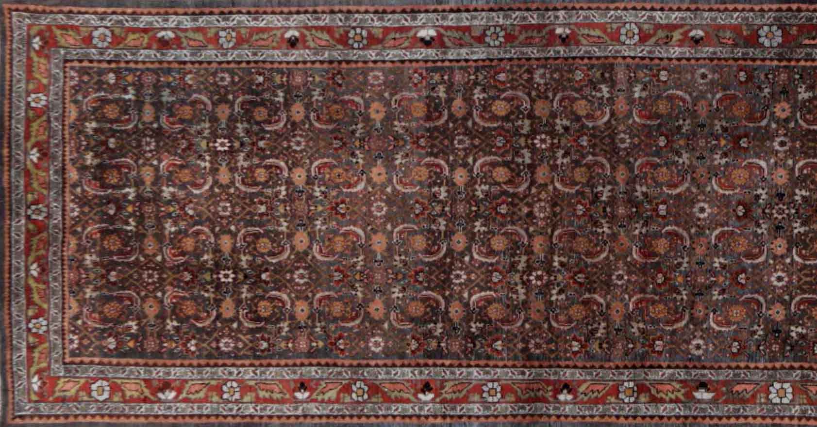 Thumbnail 9 for Antique Persian Bijar Traditional Rug 91149