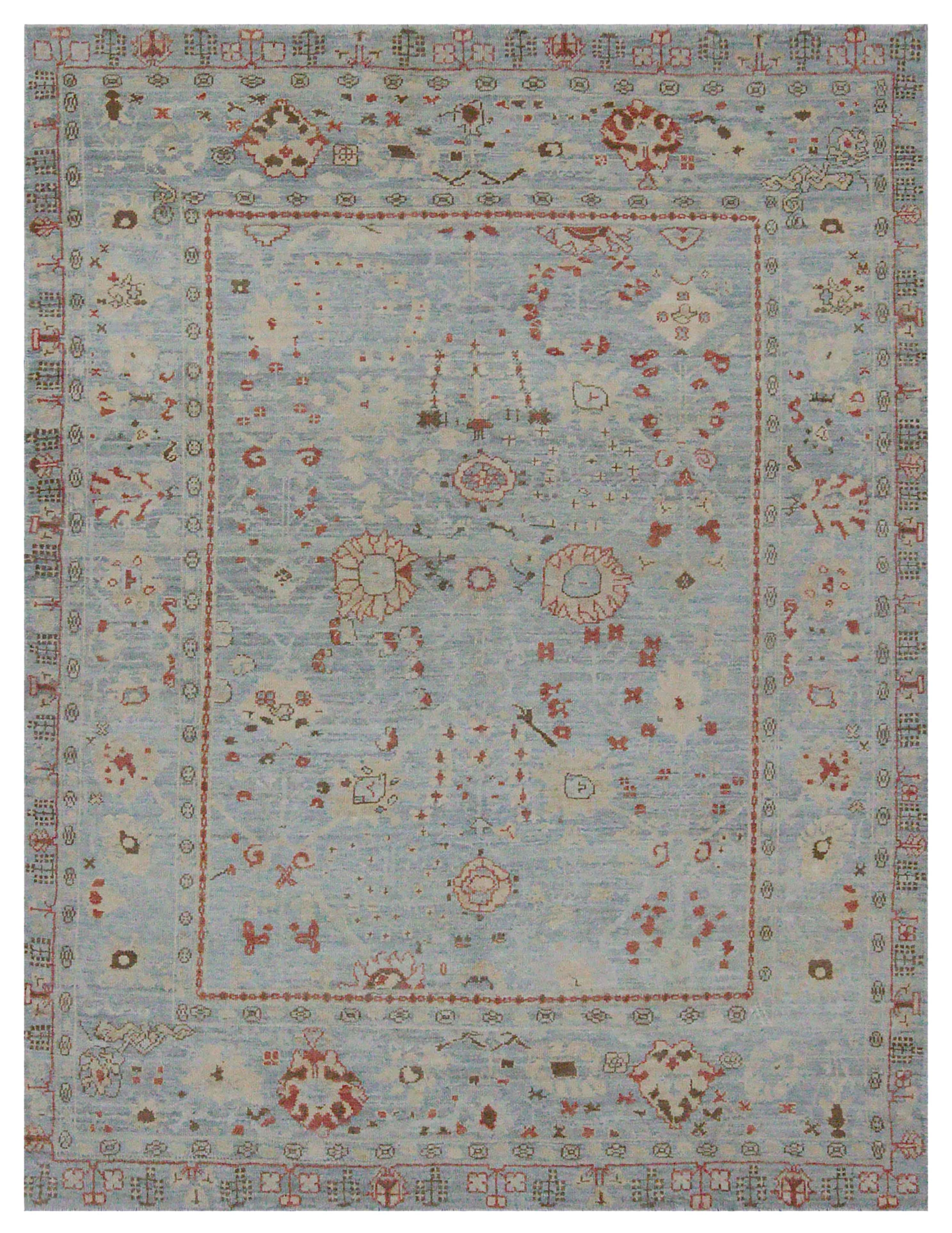 Thumbnail 4 for Persian Oushak Transitional Rug 89046