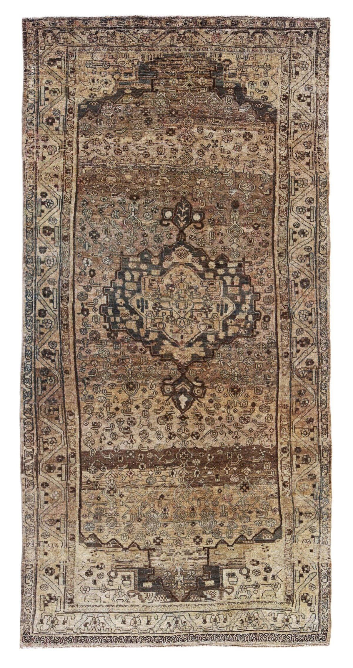 Thumbnail 9 for Antique Persian Bijar Transitional Rug 91595