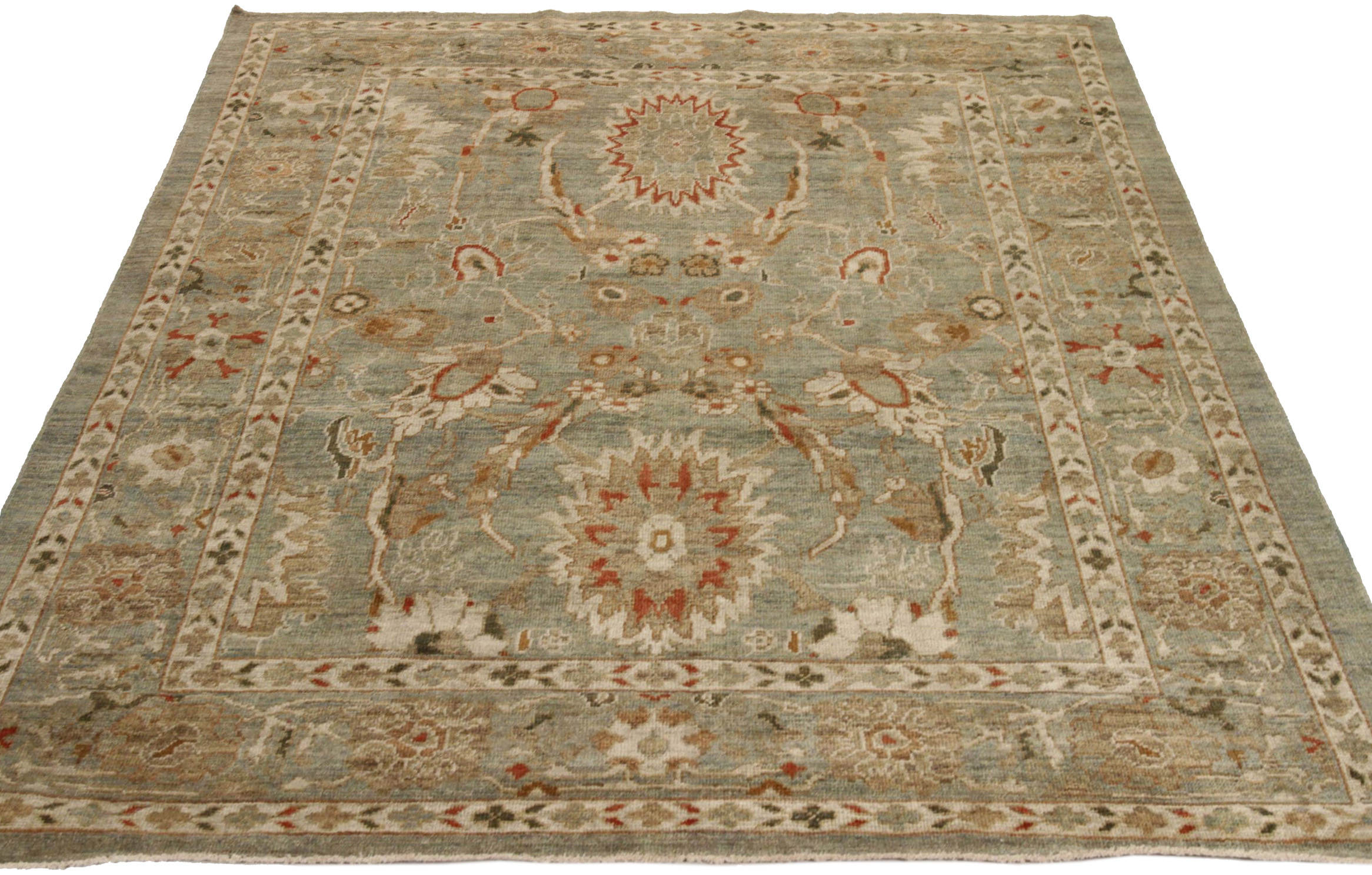 Thumbnail 2 for Persian Sultanabad Transitional Rug 88856