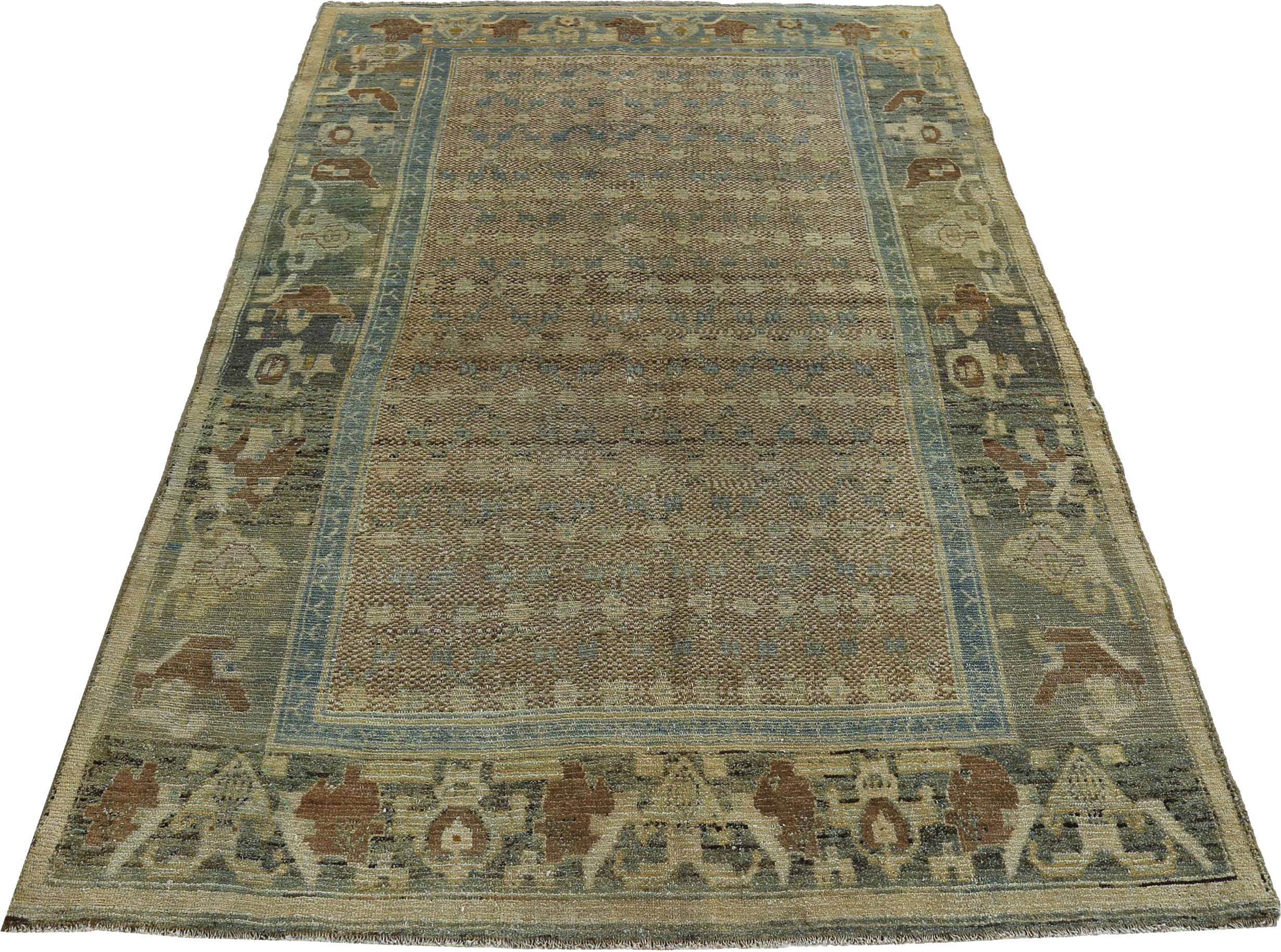 Thumbnail 2 for Antique Persian Bijar Transitional Rug 89674