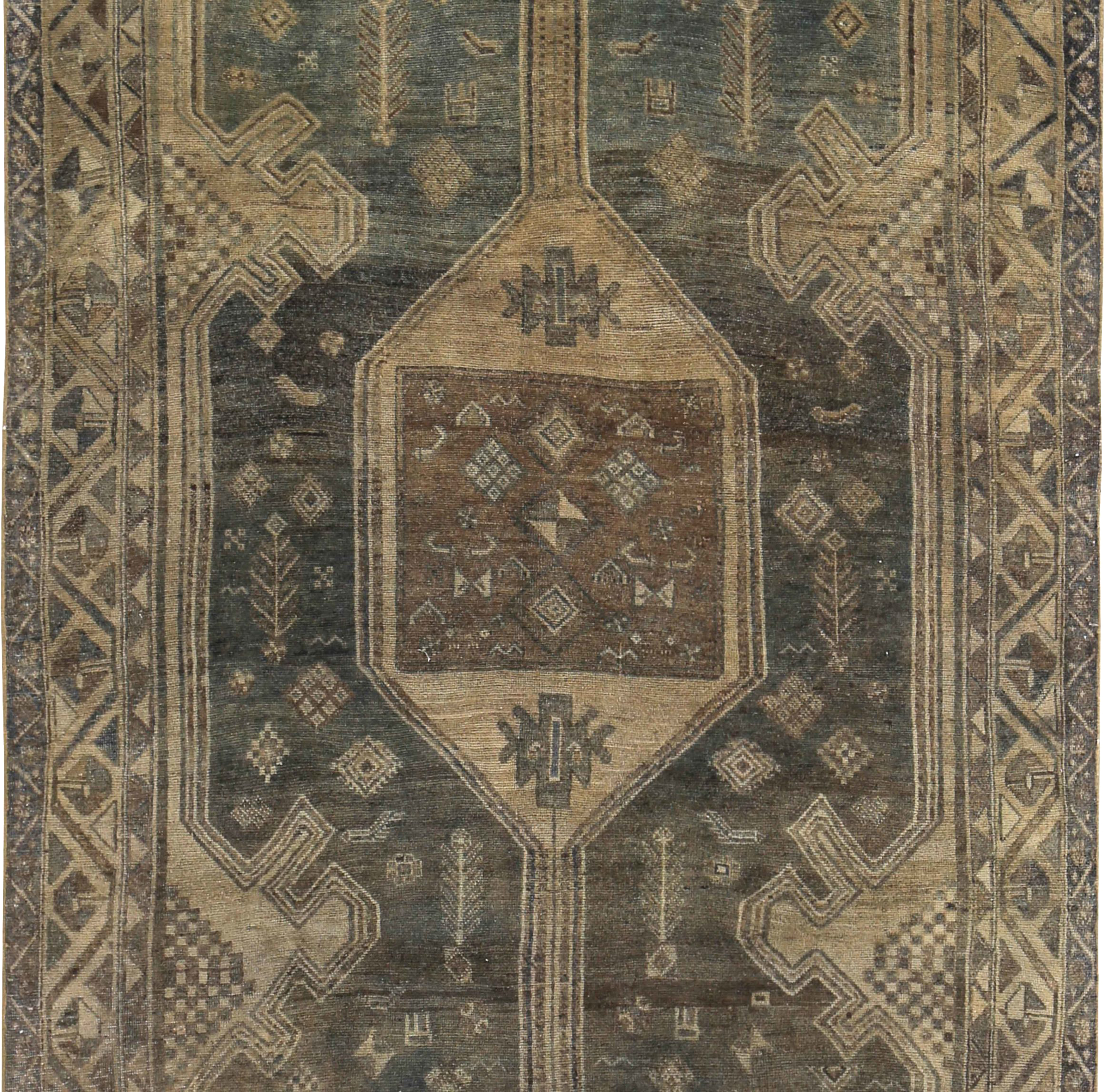 Thumbnail 3 for Antique Persian Bijar Transitional Rug 89677