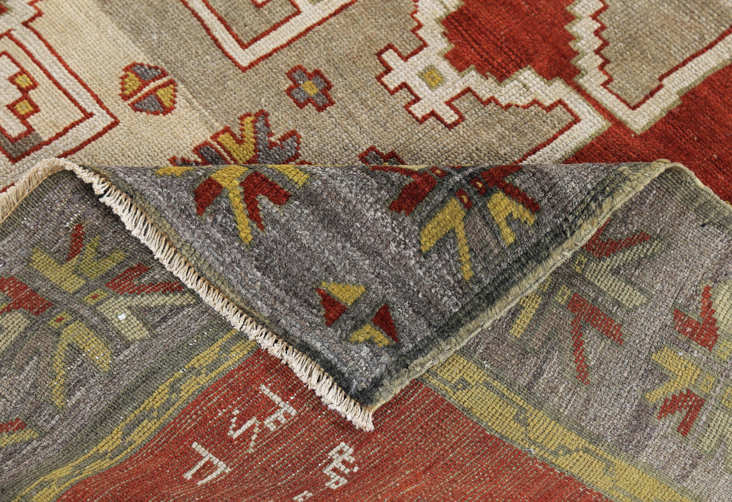 Thumbnail 5 for Antique Persian Azarbaijan Traditional Rug 89659