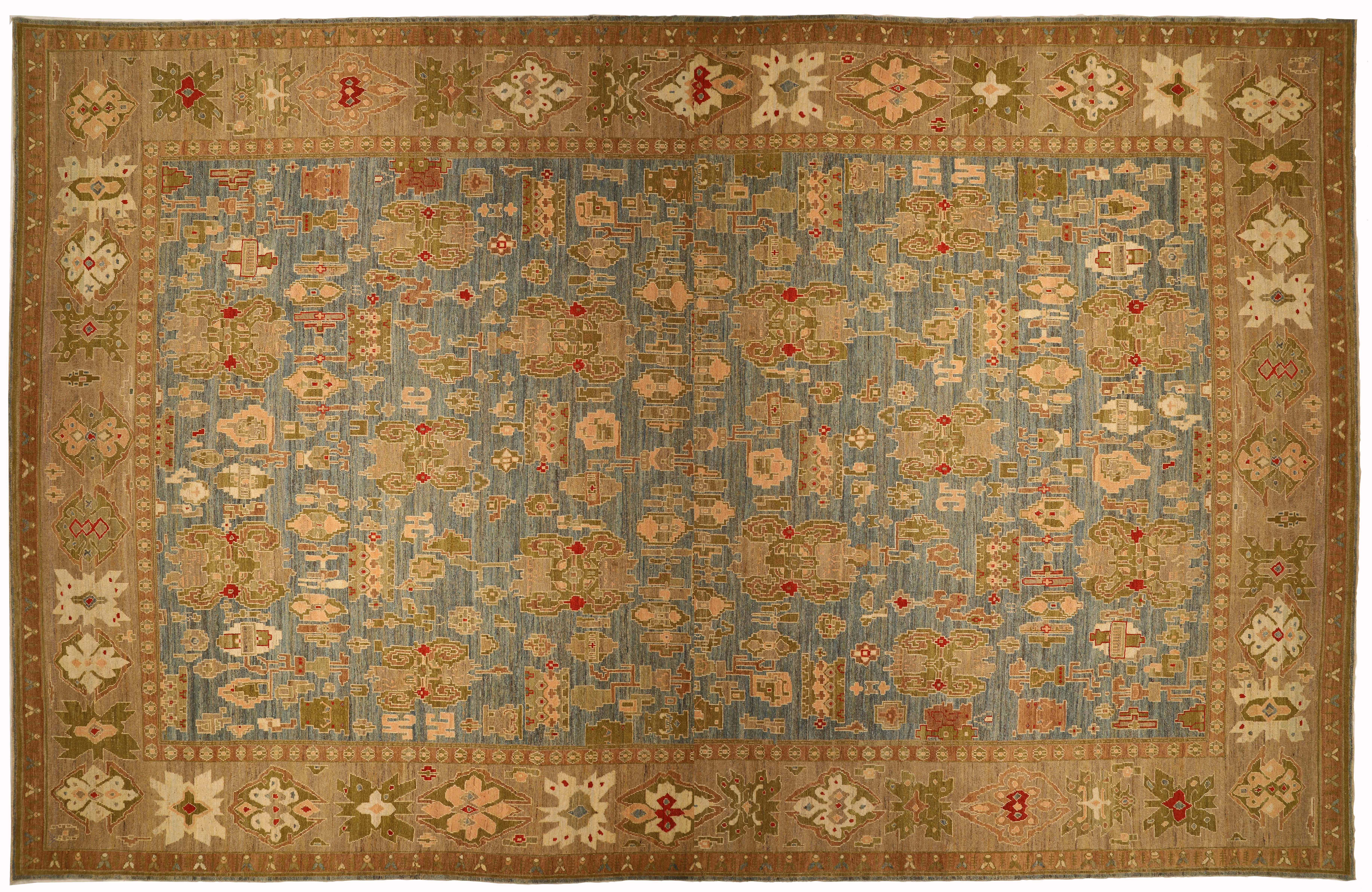 Thumbnail 2 for Antique Persian Oushak Traditional Rug 89710