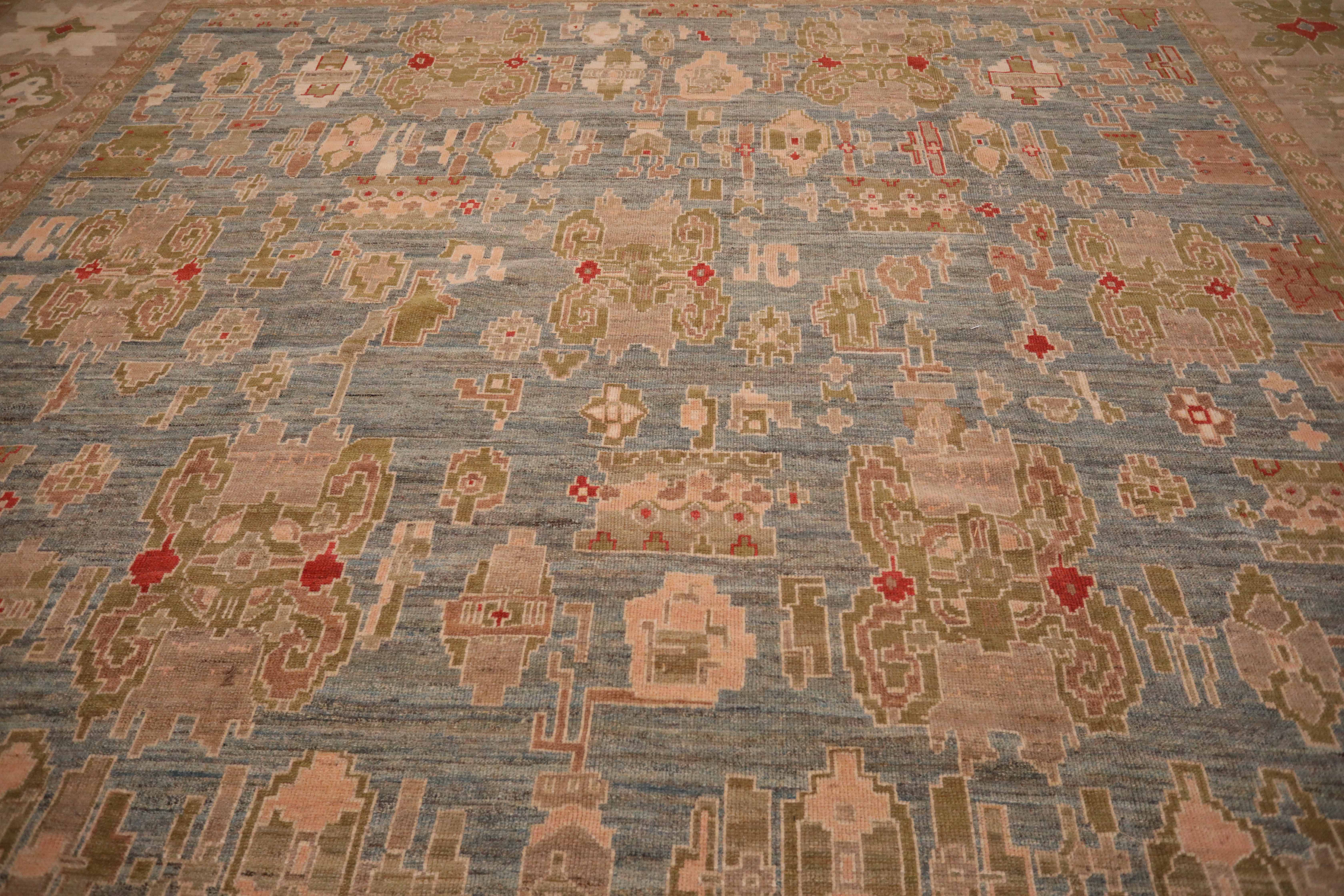 Thumbnail 5 for Antique Persian Oushak Traditional Rug 89710