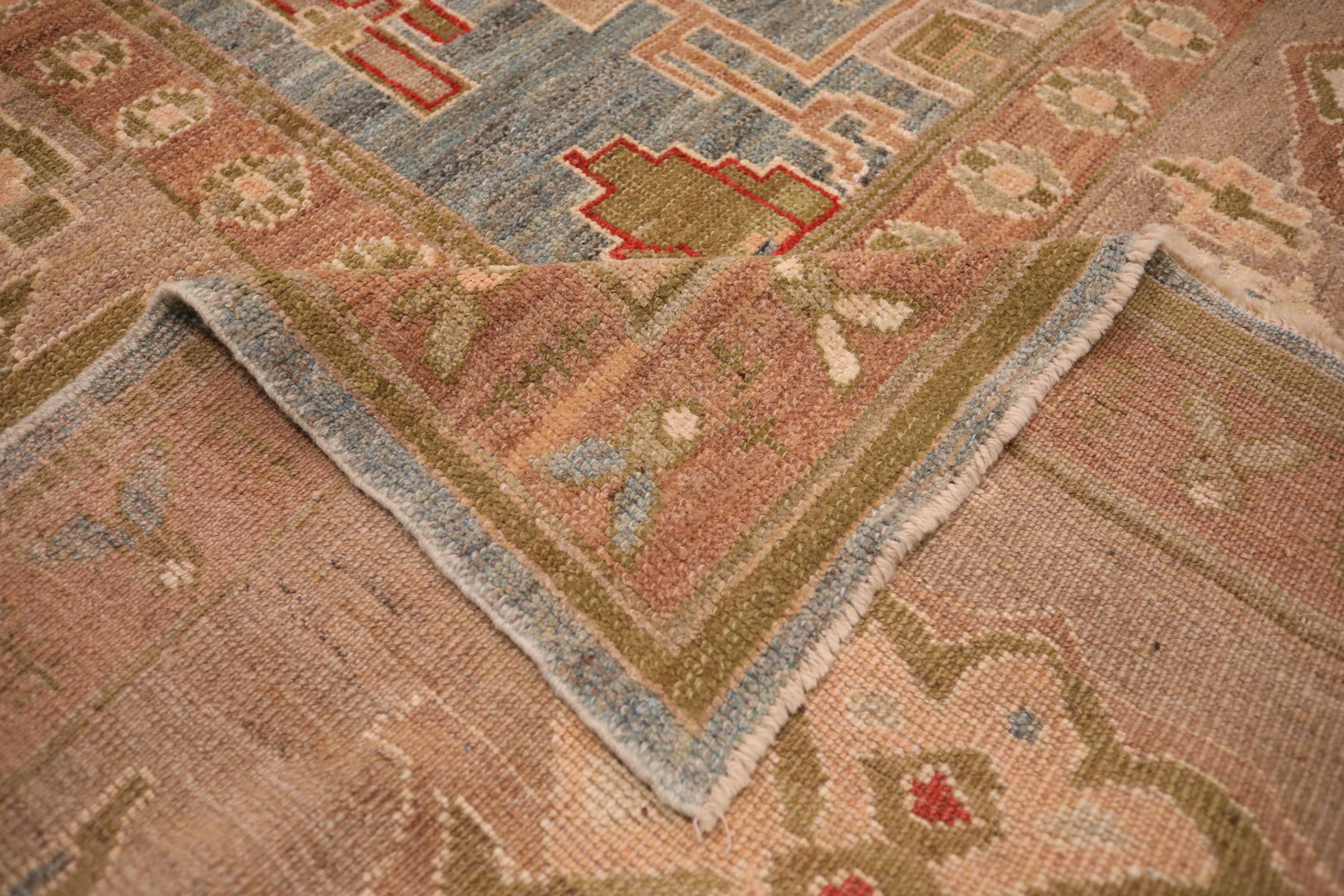 Thumbnail 7 for Antique Persian Oushak Traditional Rug 89710