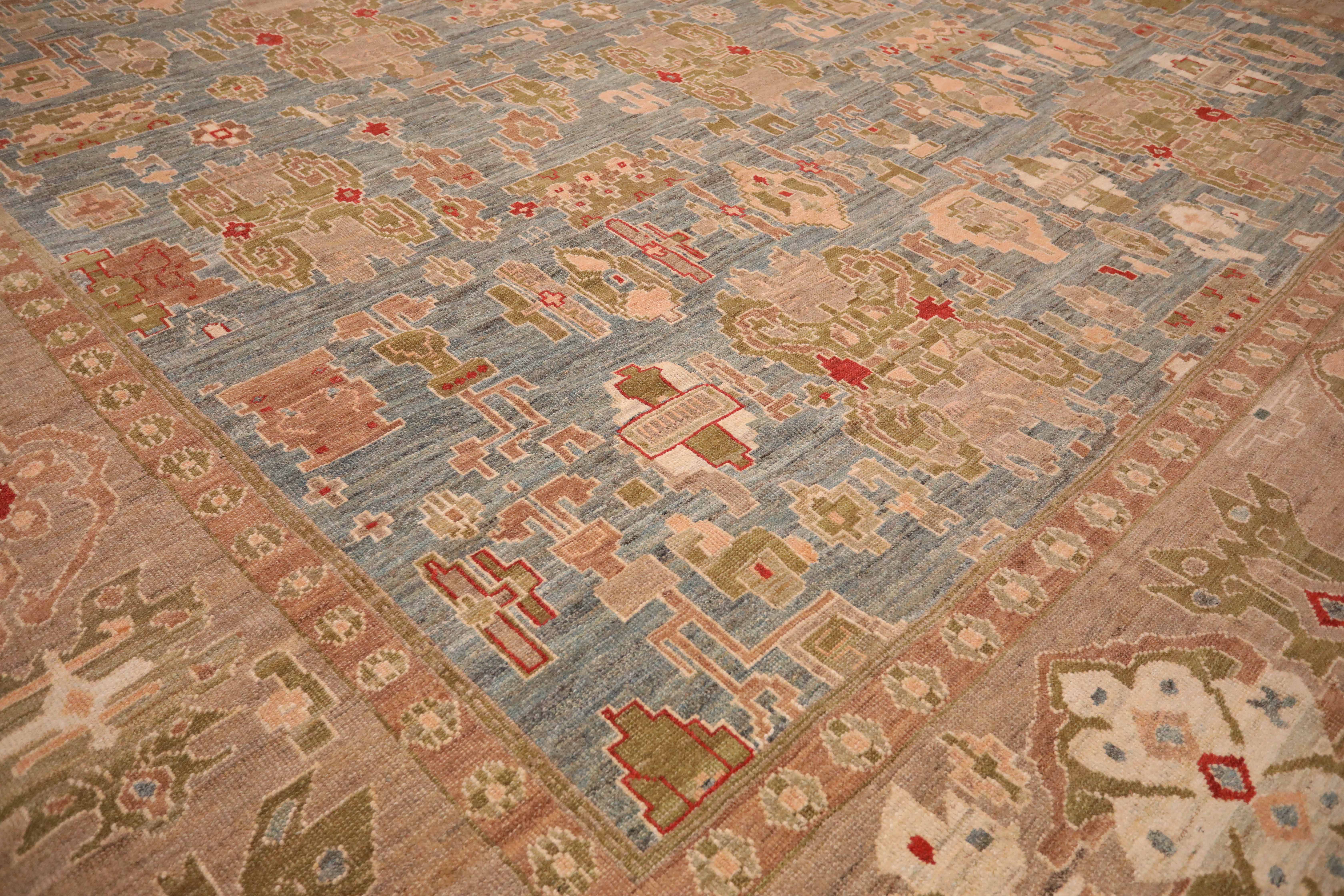 Thumbnail 4 for Antique Persian Oushak Traditional Rug 89710