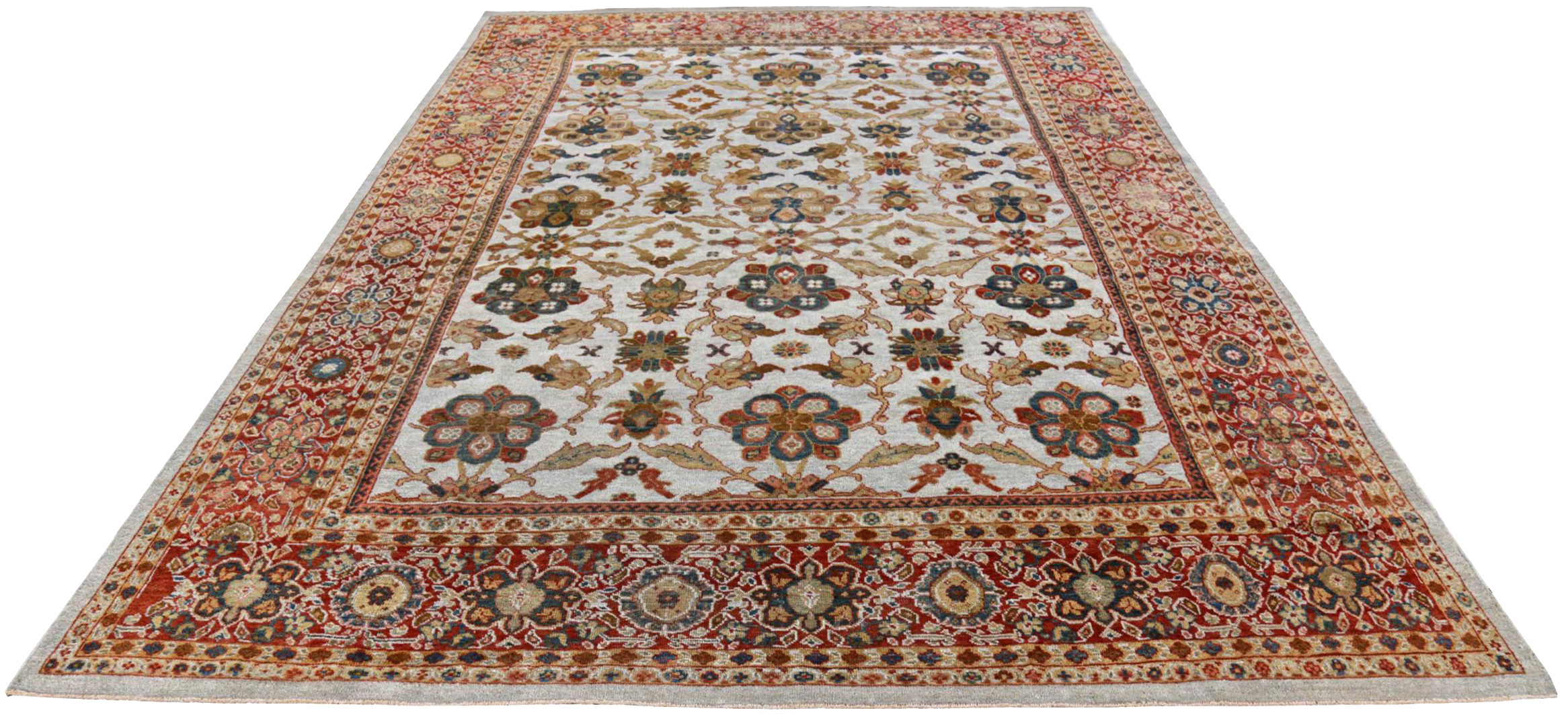 Thumbnail 5 for Antique Persian Sultanabad Traditional Rug 91476