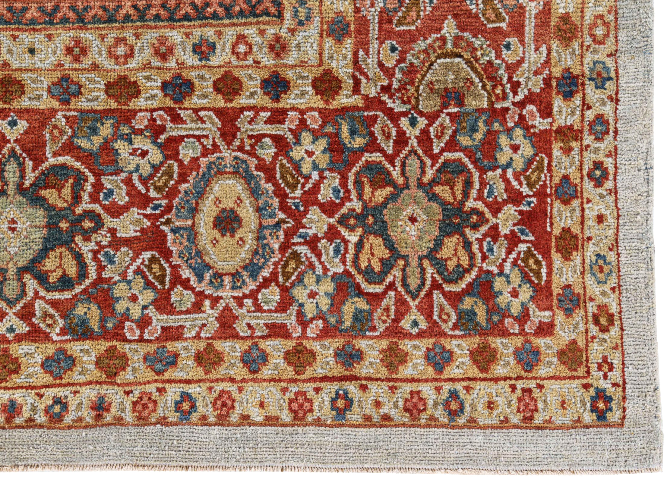 Thumbnail 2 for Antique Persian Sultanabad Traditional Rug 91476