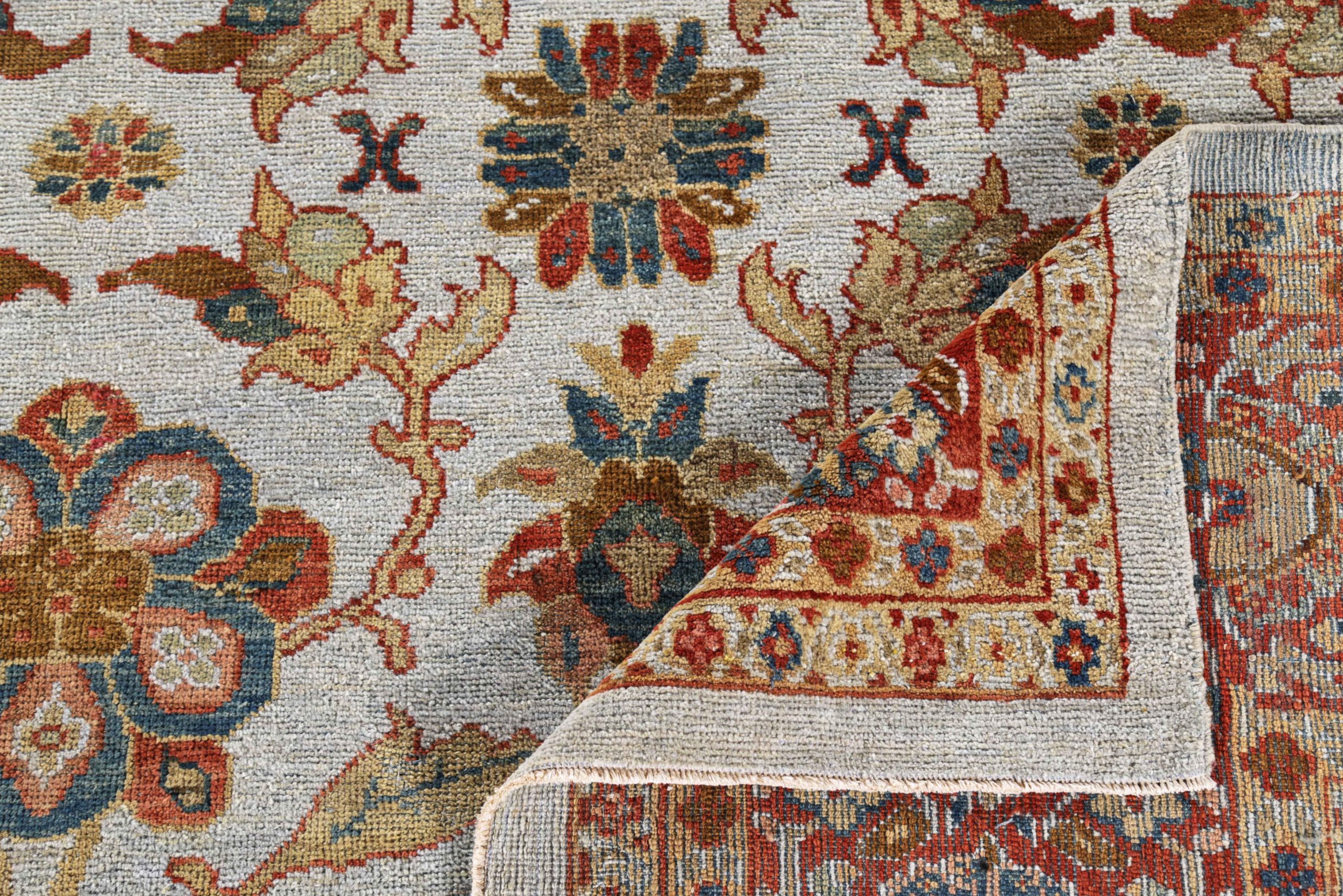 Thumbnail 6 for Antique Persian Sultanabad Traditional Rug 91476