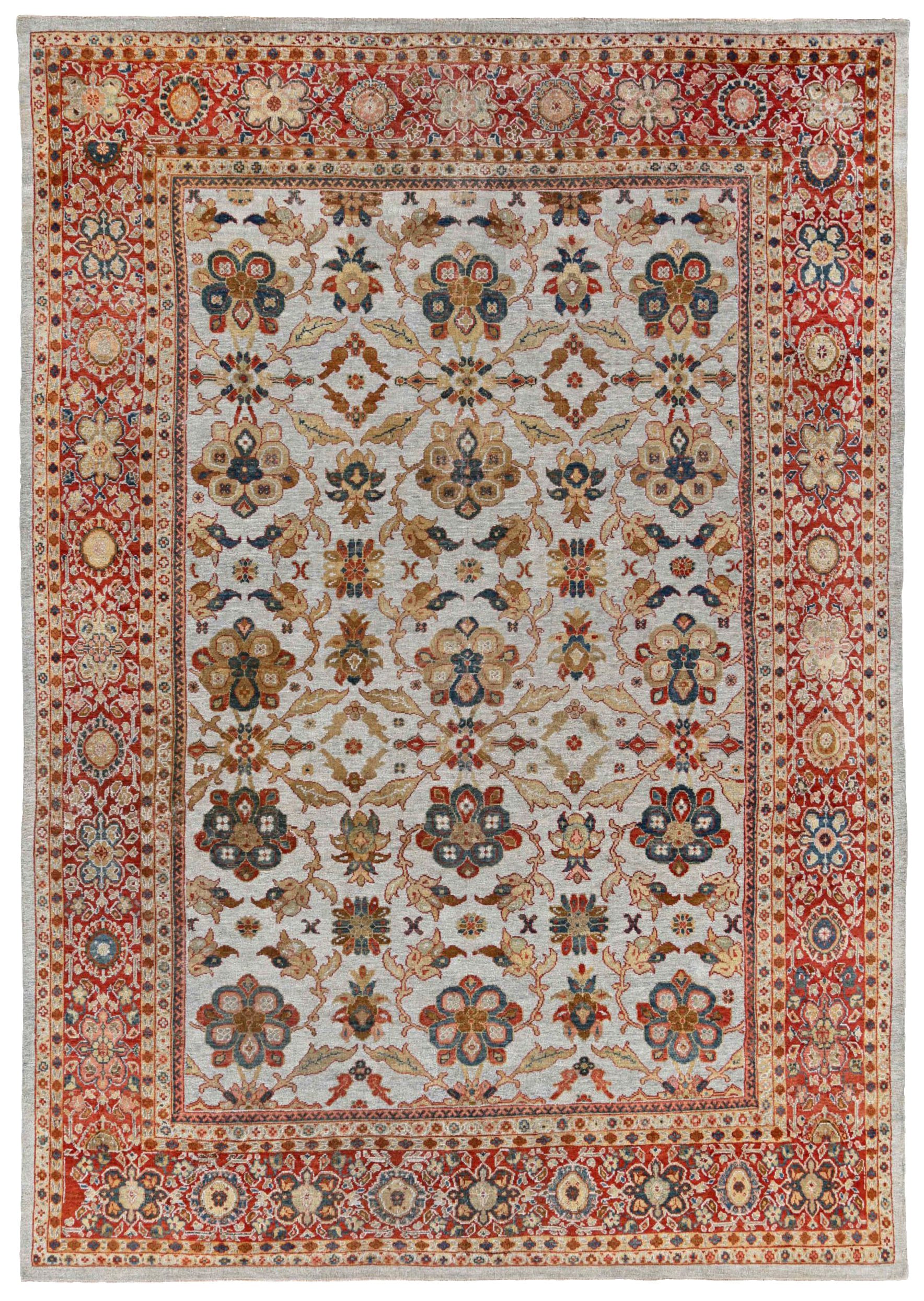 Thumbnail 7 for Antique Persian Sultanabad Traditional Rug 91476