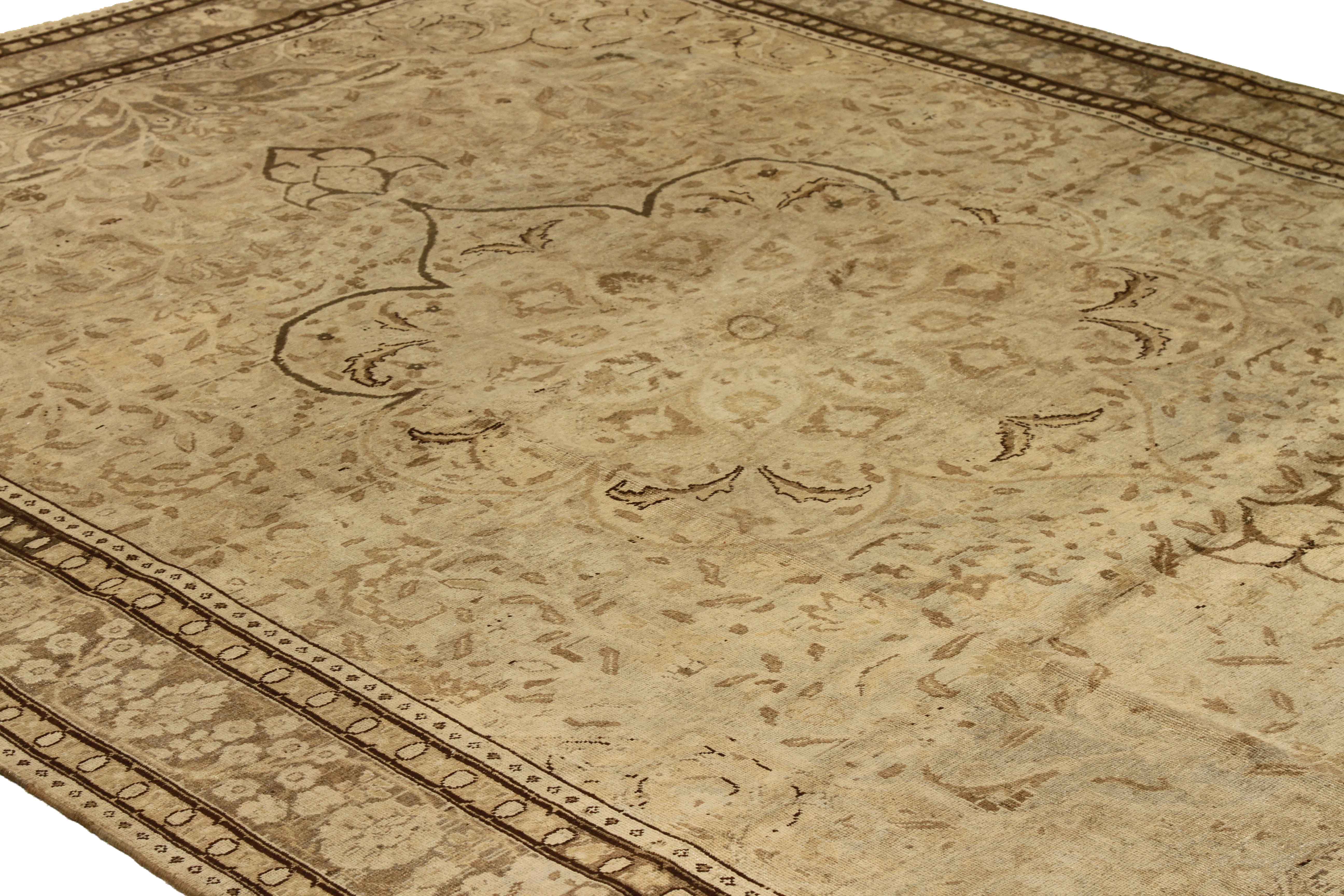 Thumbnail 6 for Antique Persian Tabriz Transitional Rug 16338