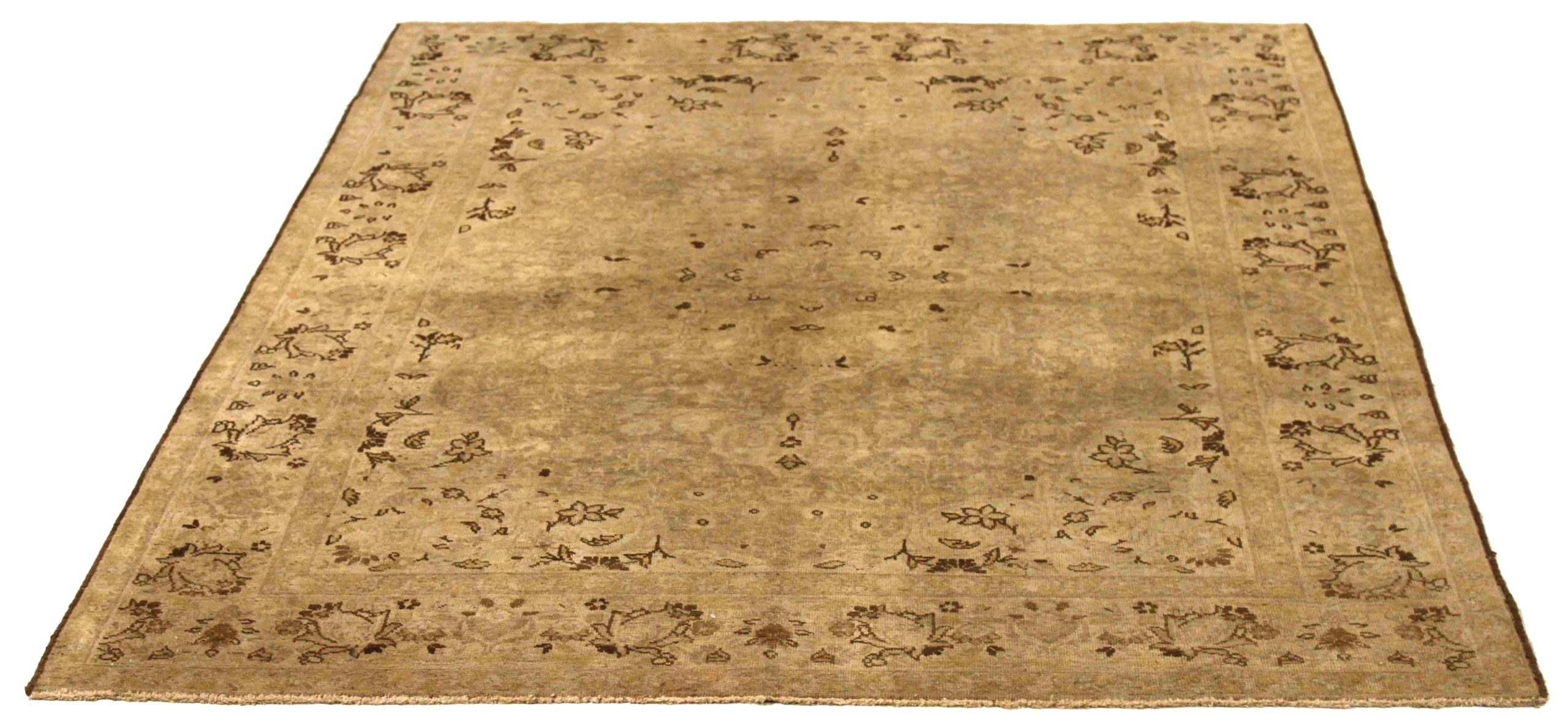 Thumbnail 12 for Antique Persian Tabriz Transitional Rug 16314