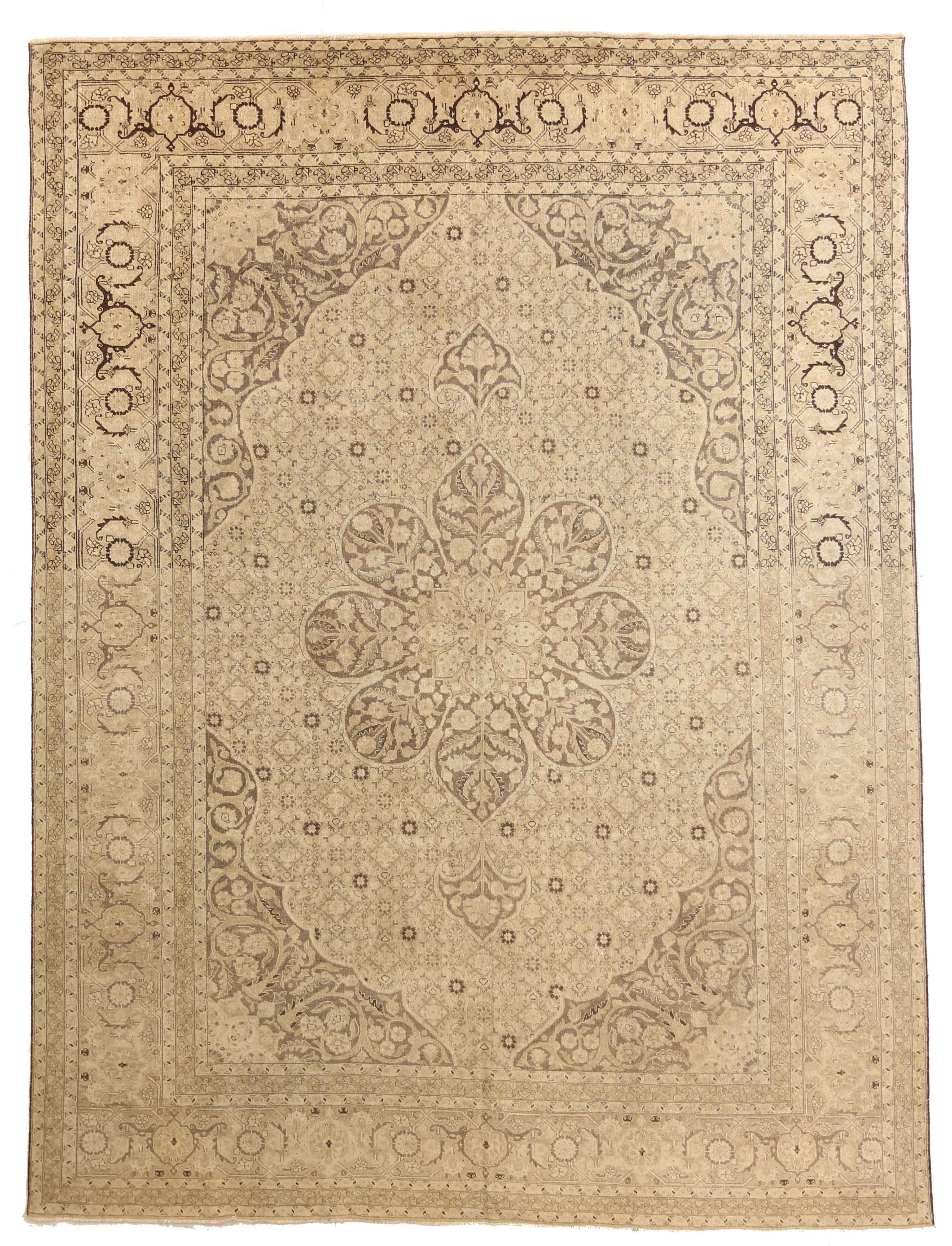 Thumbnail 13 for Antique Persian Tabriz Transitional Rug 16319