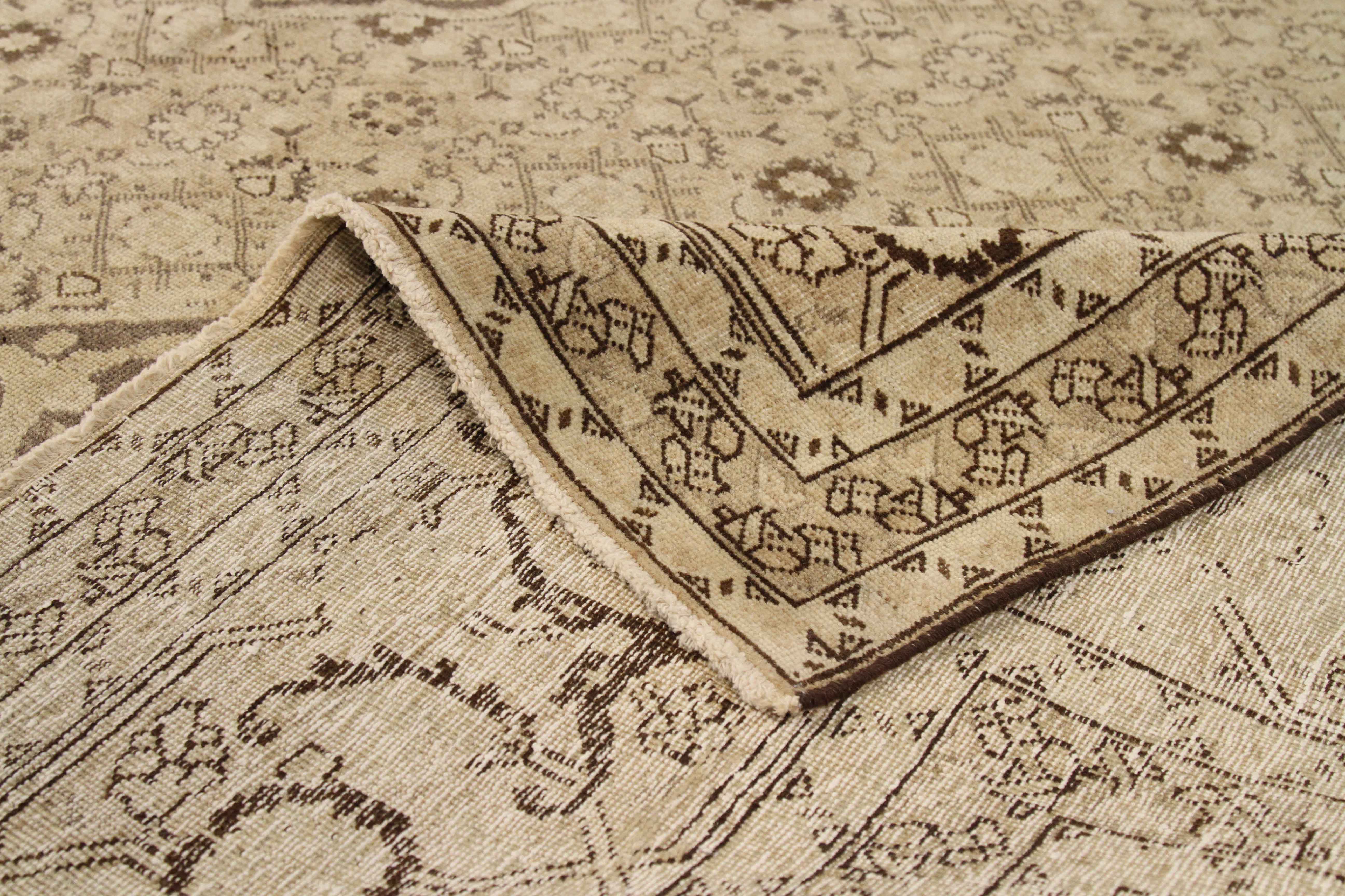 Thumbnail 3 for Antique Persian Tabriz Transitional Rug 16319