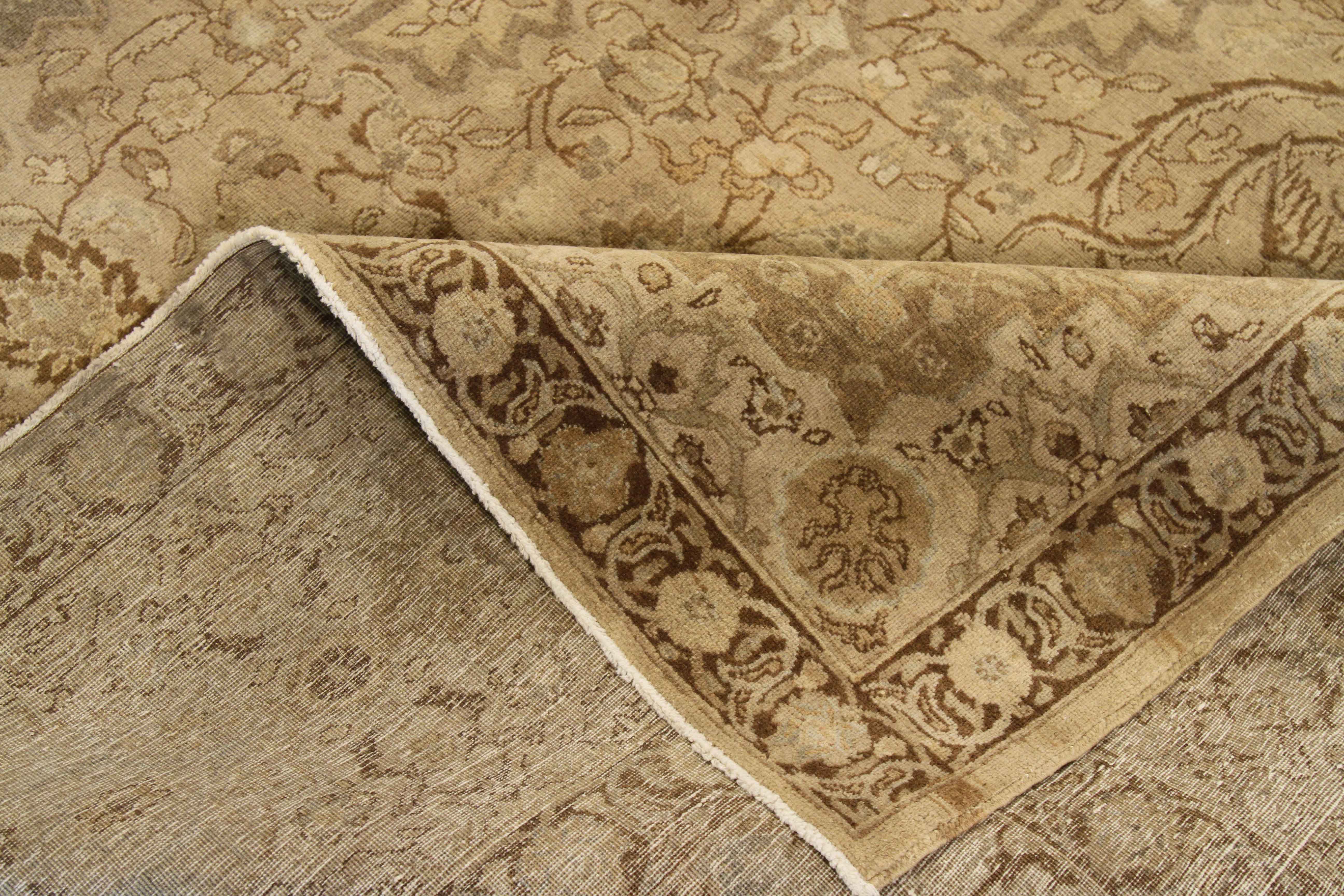 Thumbnail 2 for Antique Persian Tabriz Transitional Rug 16325