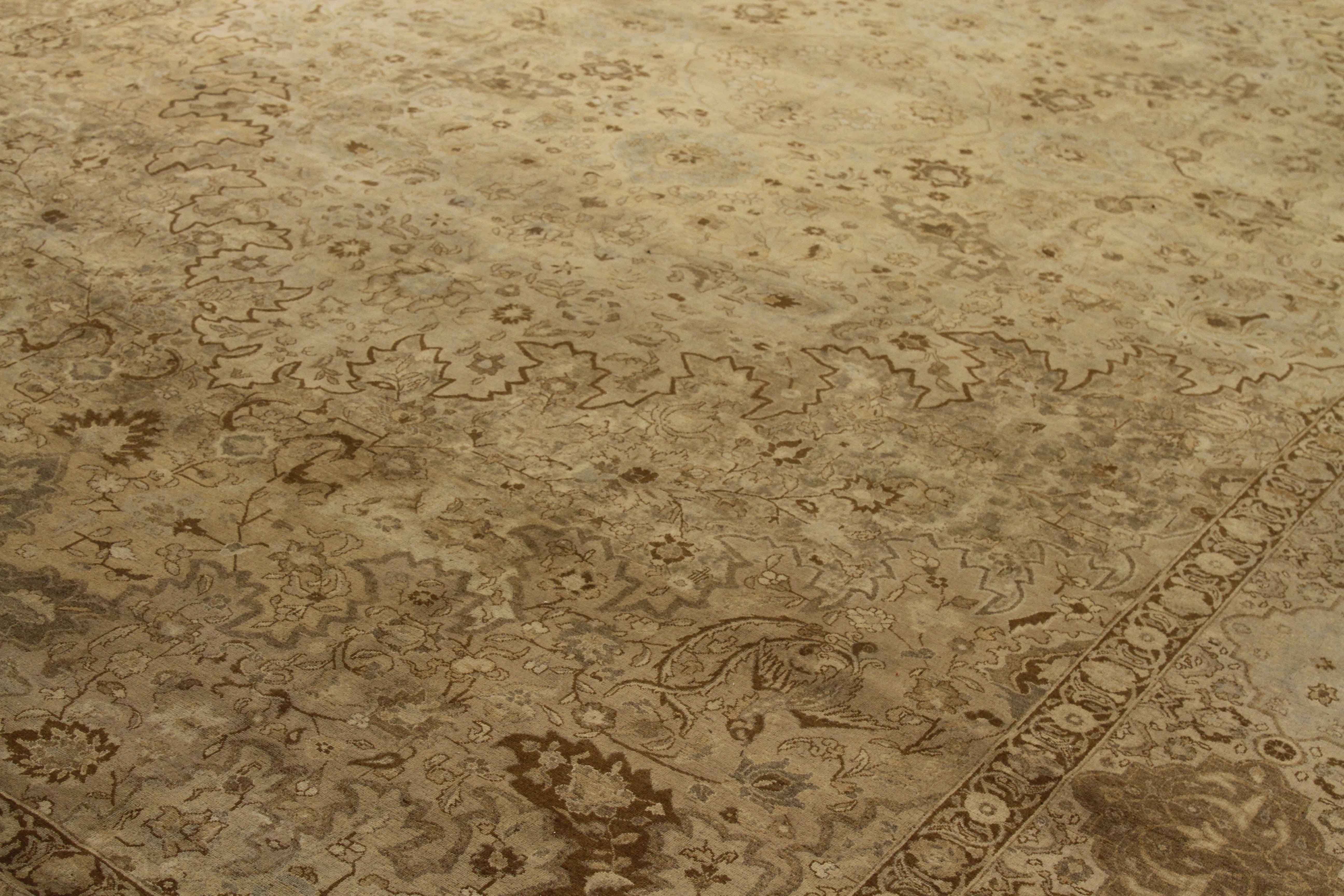 Thumbnail 7 for Antique Persian Tabriz Transitional Rug 16325