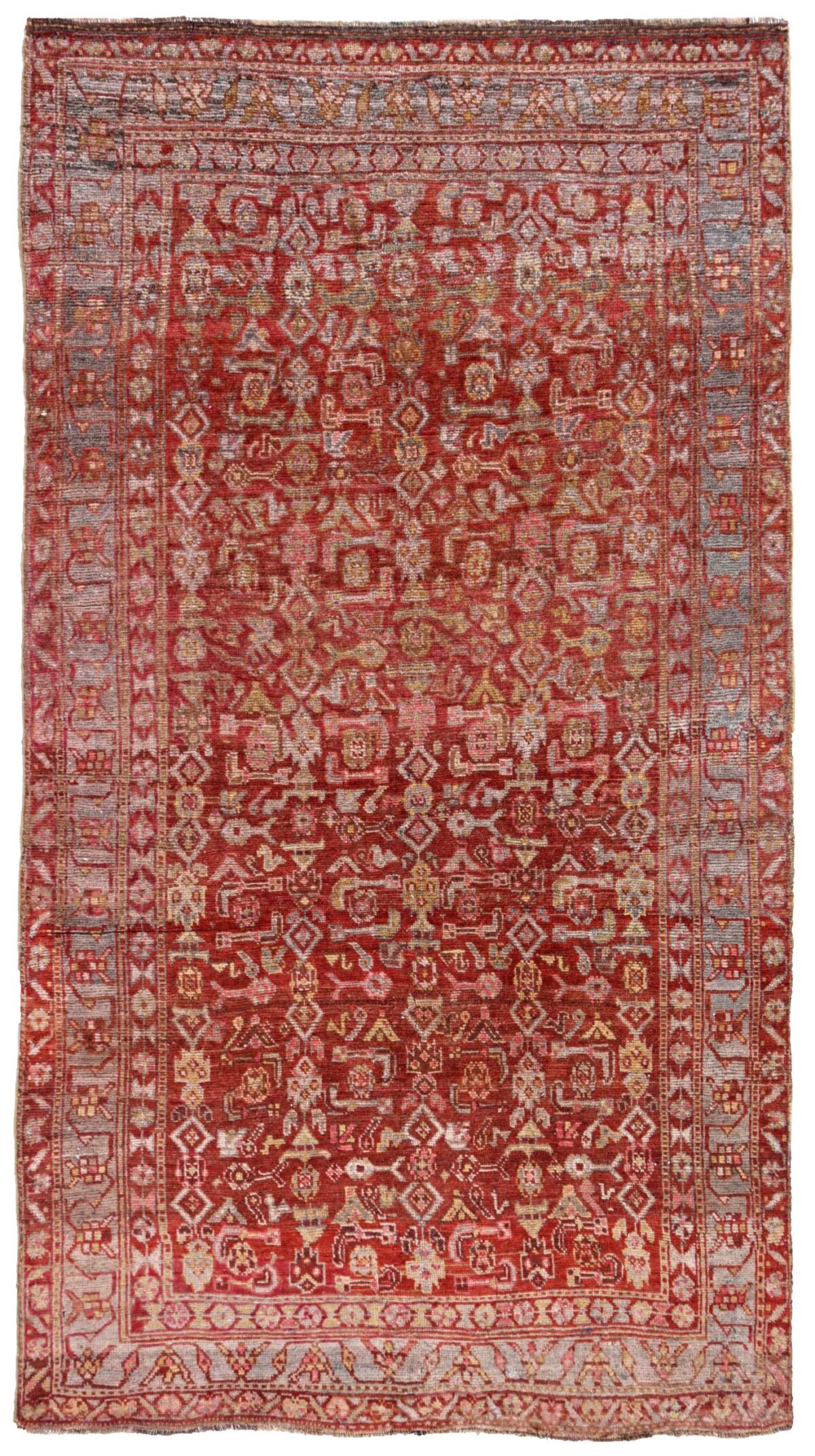 Thumbnail 10 for Antique Persian Bijar Traditional Rug 91510