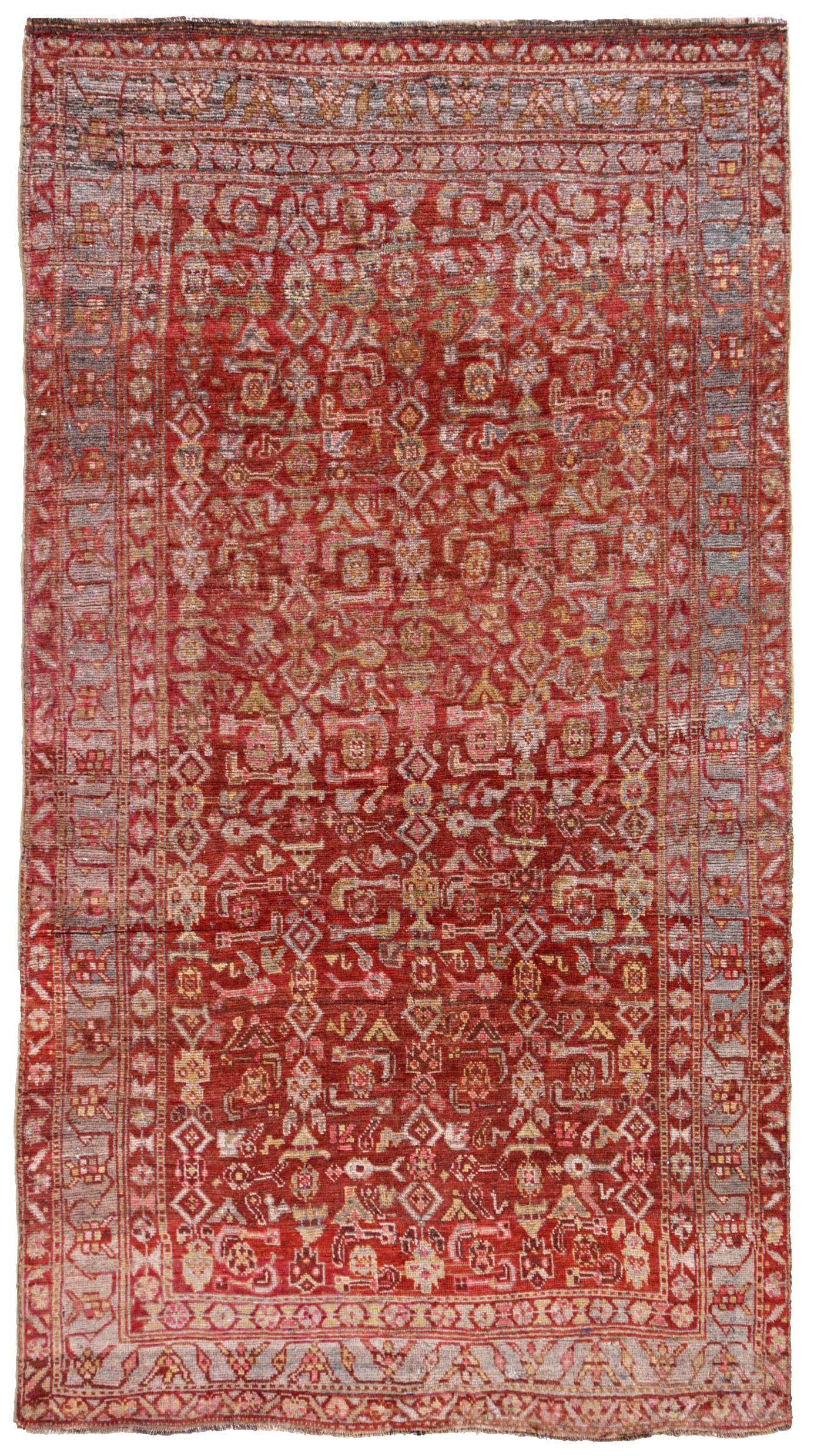 Thumbnail 8 for Antique Persian Bijar Traditional Rug 91510