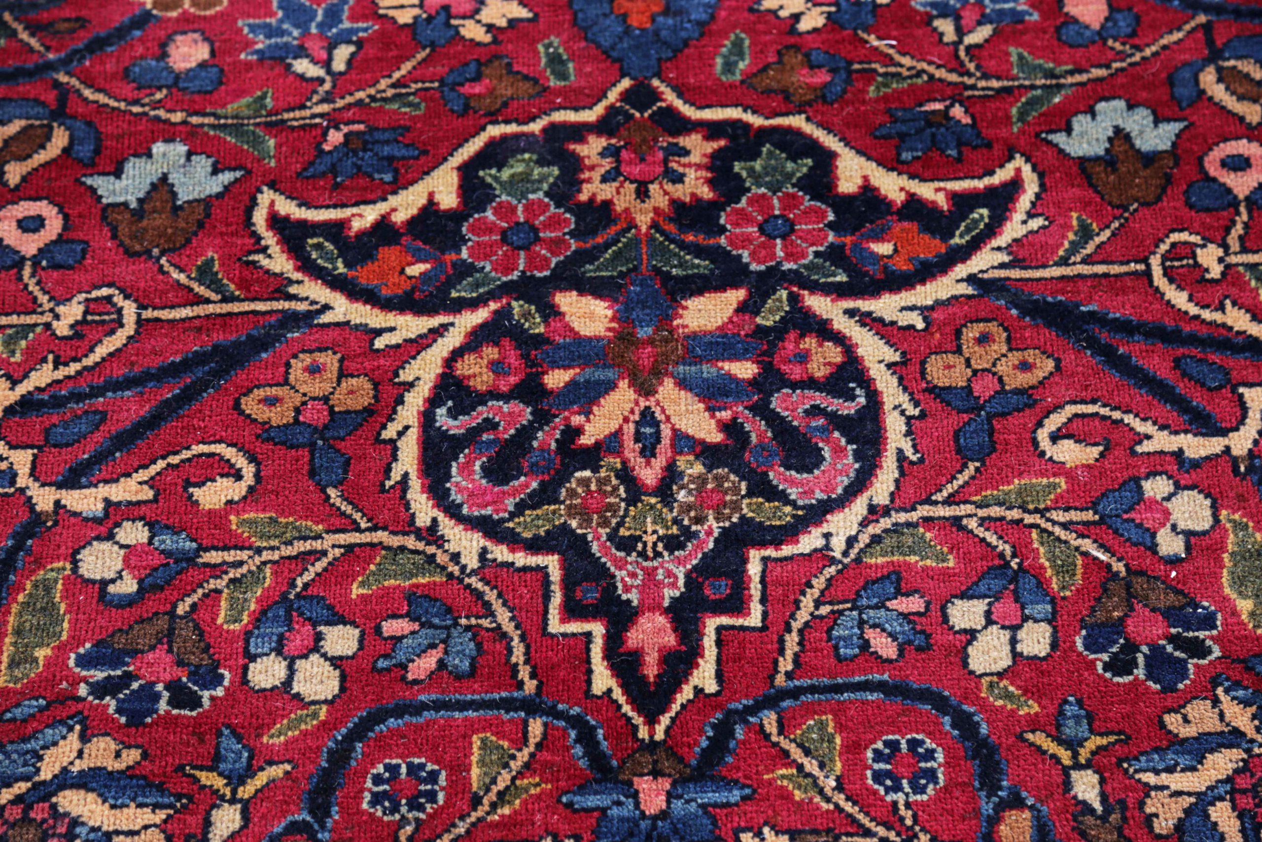Thumbnail 8 for Antique Persian Mashad Traditional Rug 91504