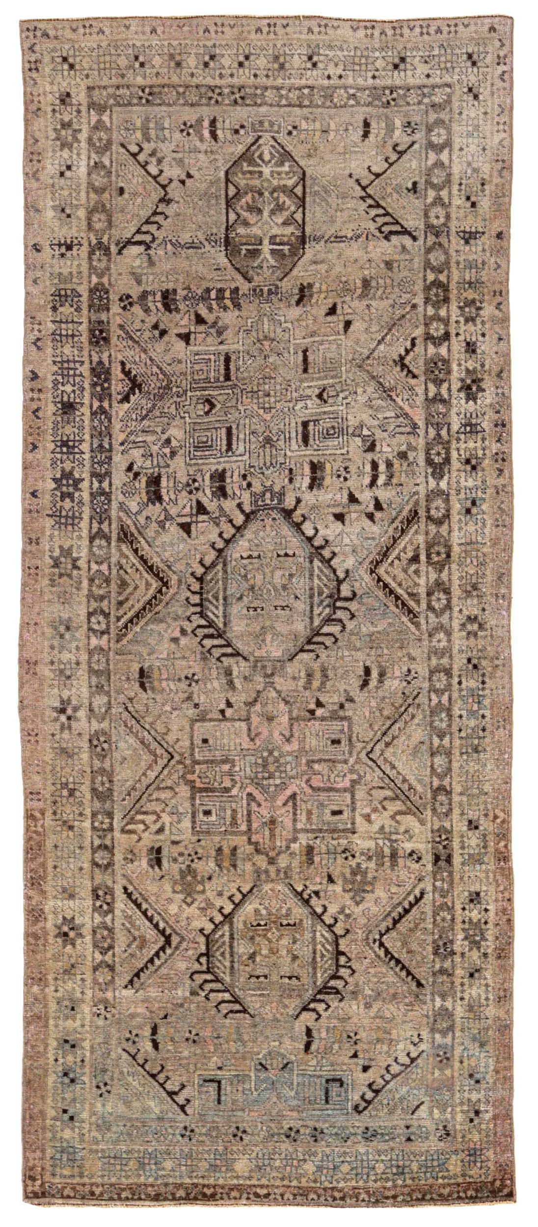 Thumbnail 12 for Antique Persian Bijar Transitional Rug 91493