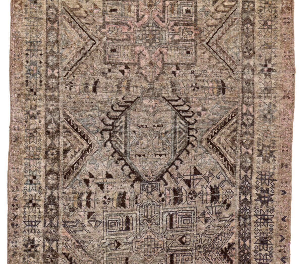 Thumbnail 15 for Antique Persian Bijar Transitional Rug 91493