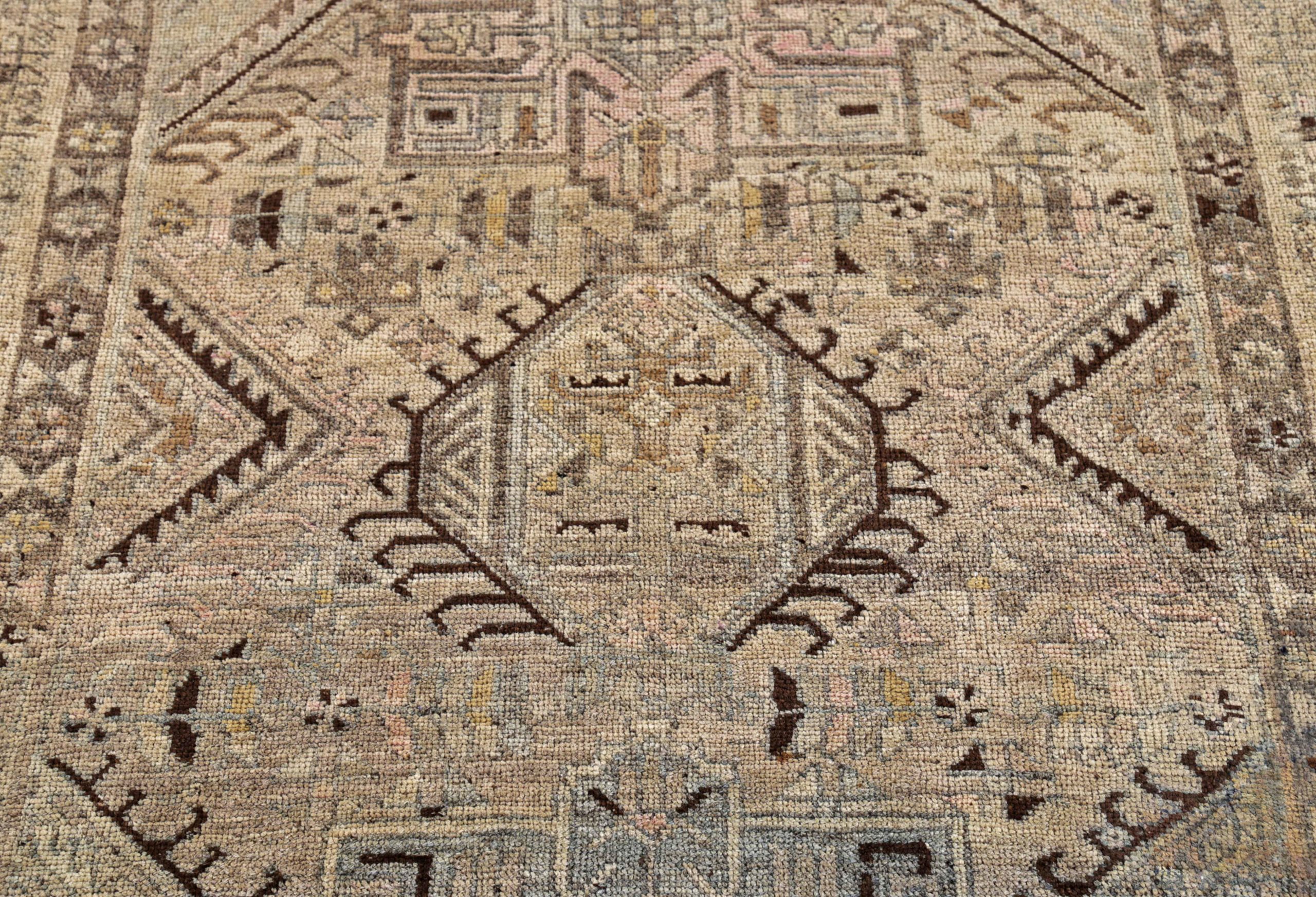 Thumbnail 5 for Antique Persian Bijar Transitional Rug 91493