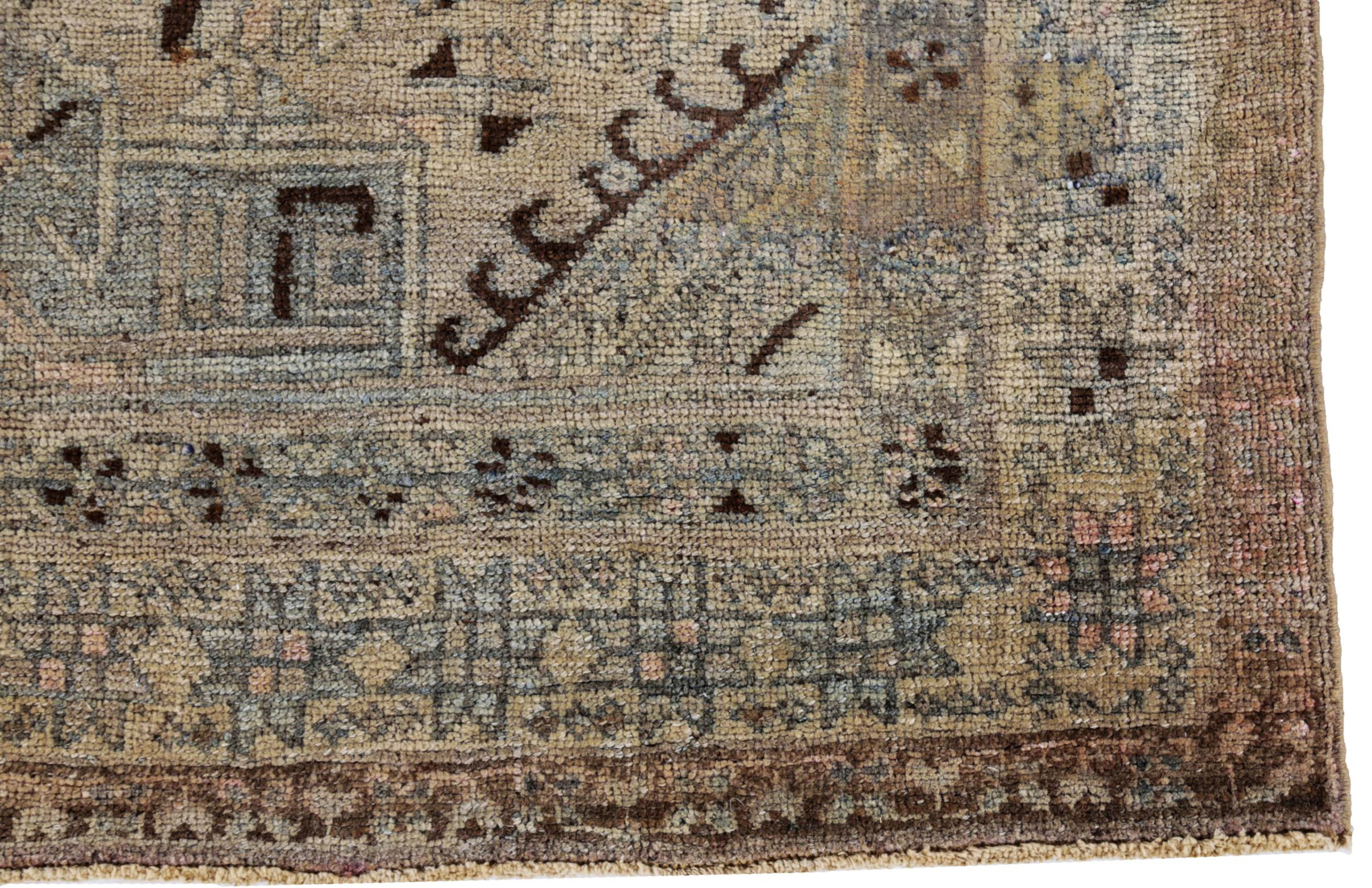 Thumbnail 3 for Antique Persian Bijar Transitional Rug 91493