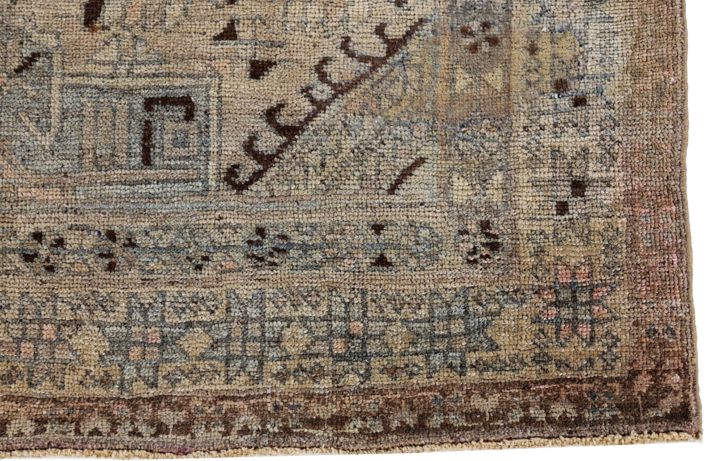 Thumbnail 11 for Antique Persian Bijar Transitional Rug 91493