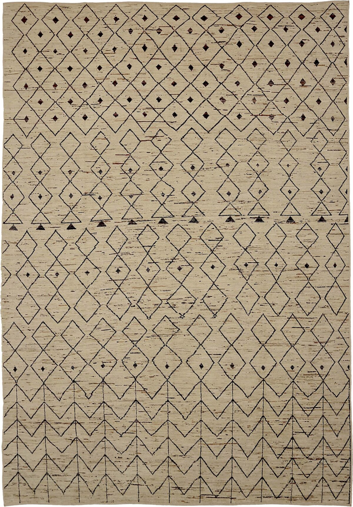 Thumbnail 12 for Afghanistan Moroccan Tribal Rug 90563