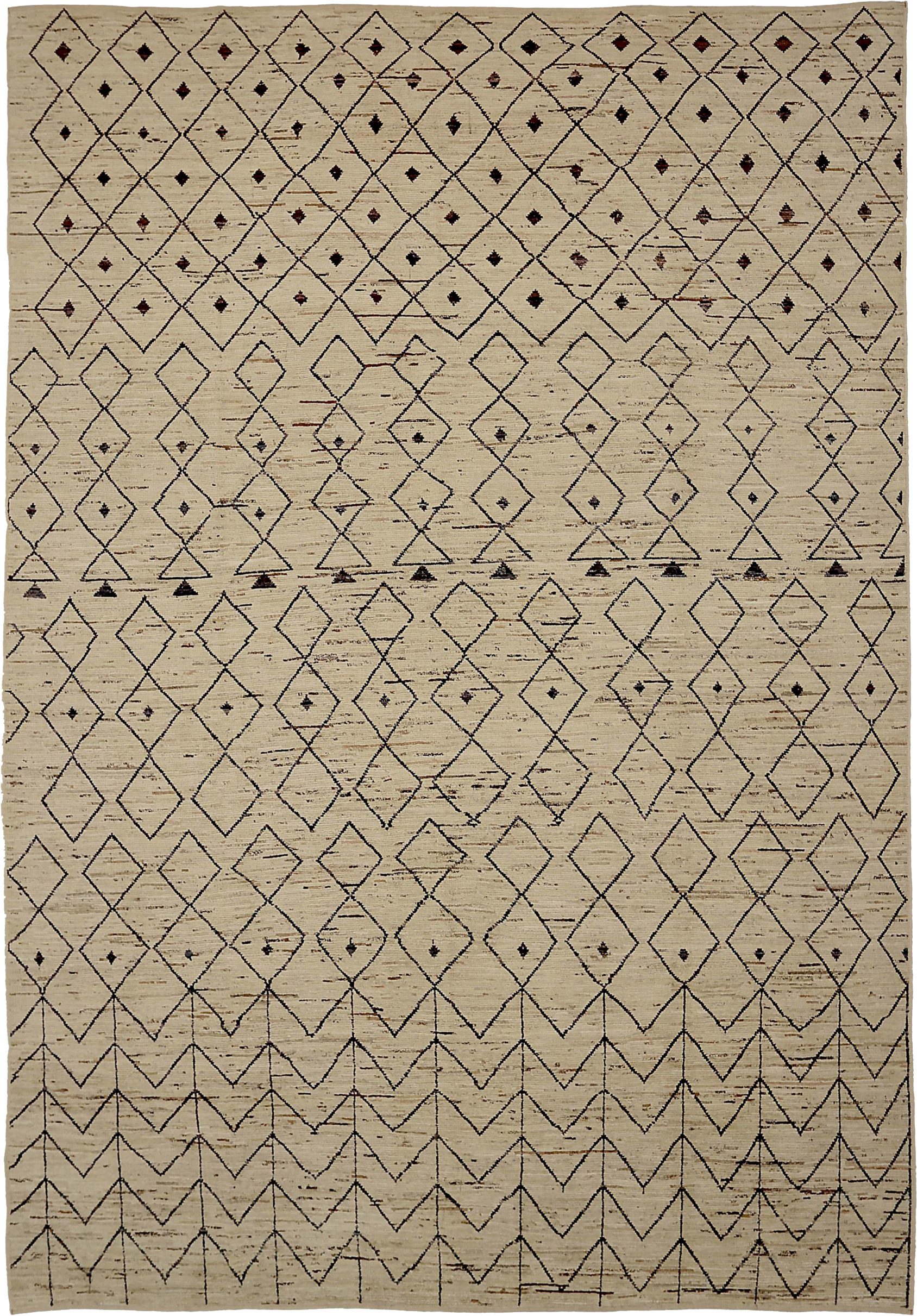 Thumbnail 3 for Afghanistan Moroccan Tribal Rug 90563