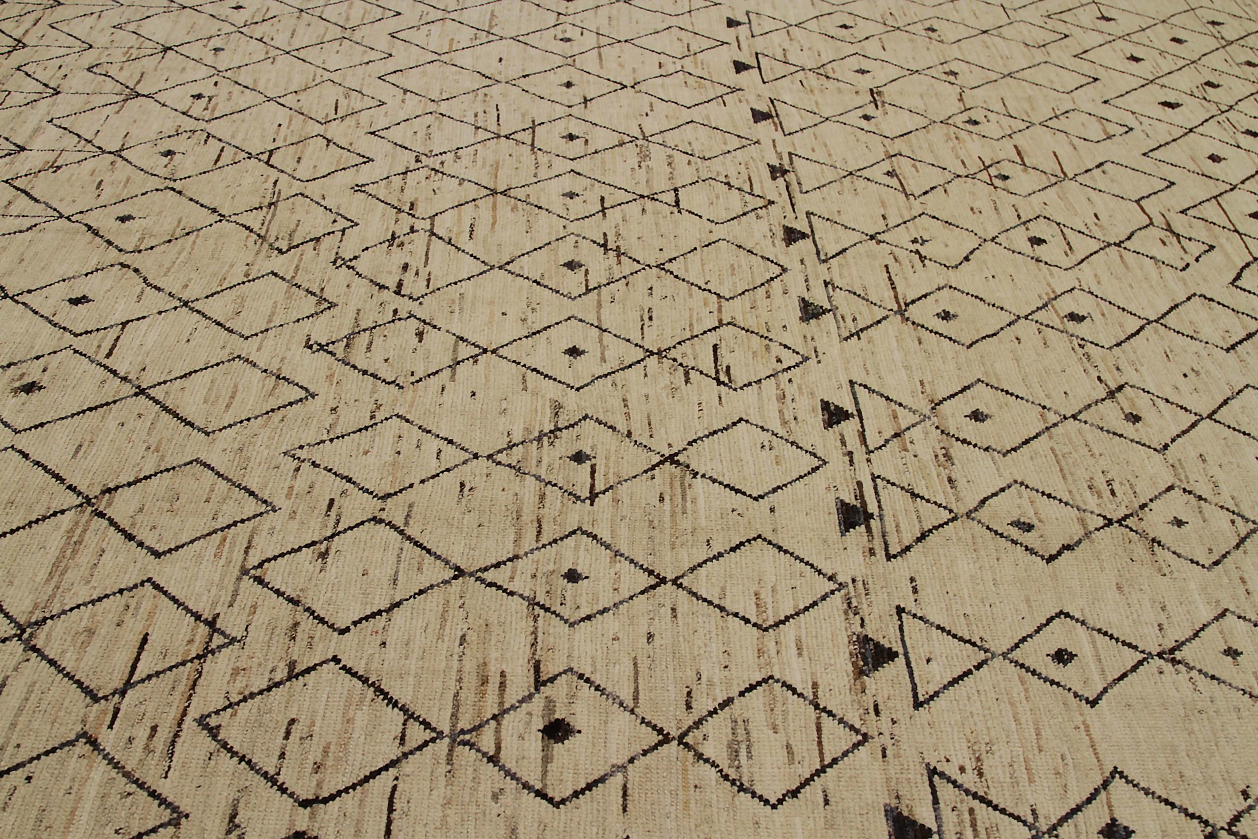 Thumbnail 4 for Afghanistan Moroccan Tribal Rug 90563