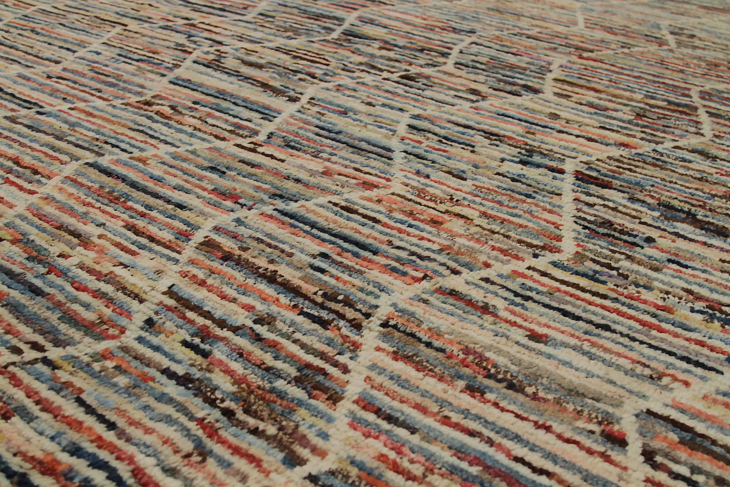 Thumbnail 9 for Afghanistan Moroccan Tribal Rug 90562