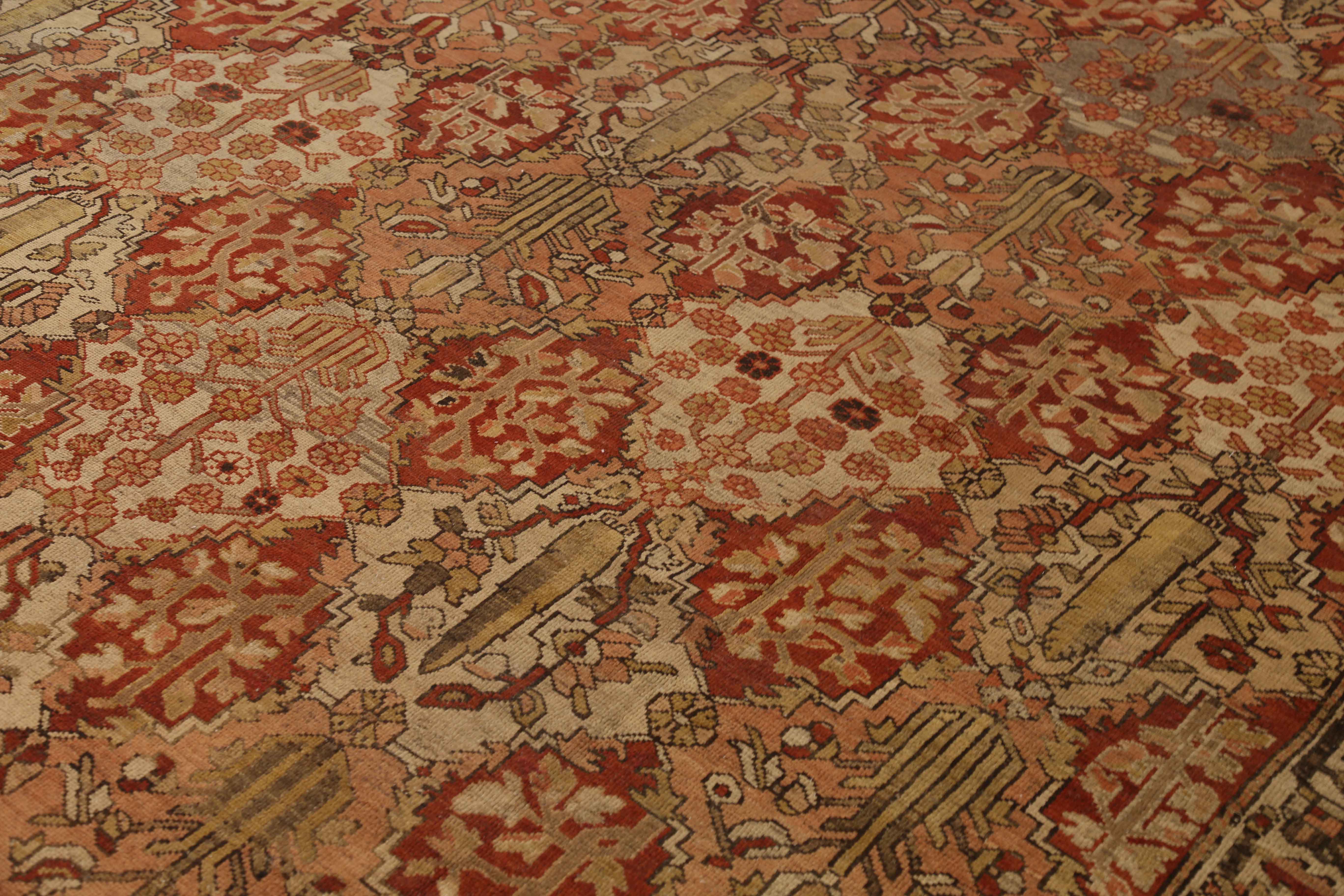 Thumbnail 6 for Antique Persian Bakhtiar Traditional Rug 16421