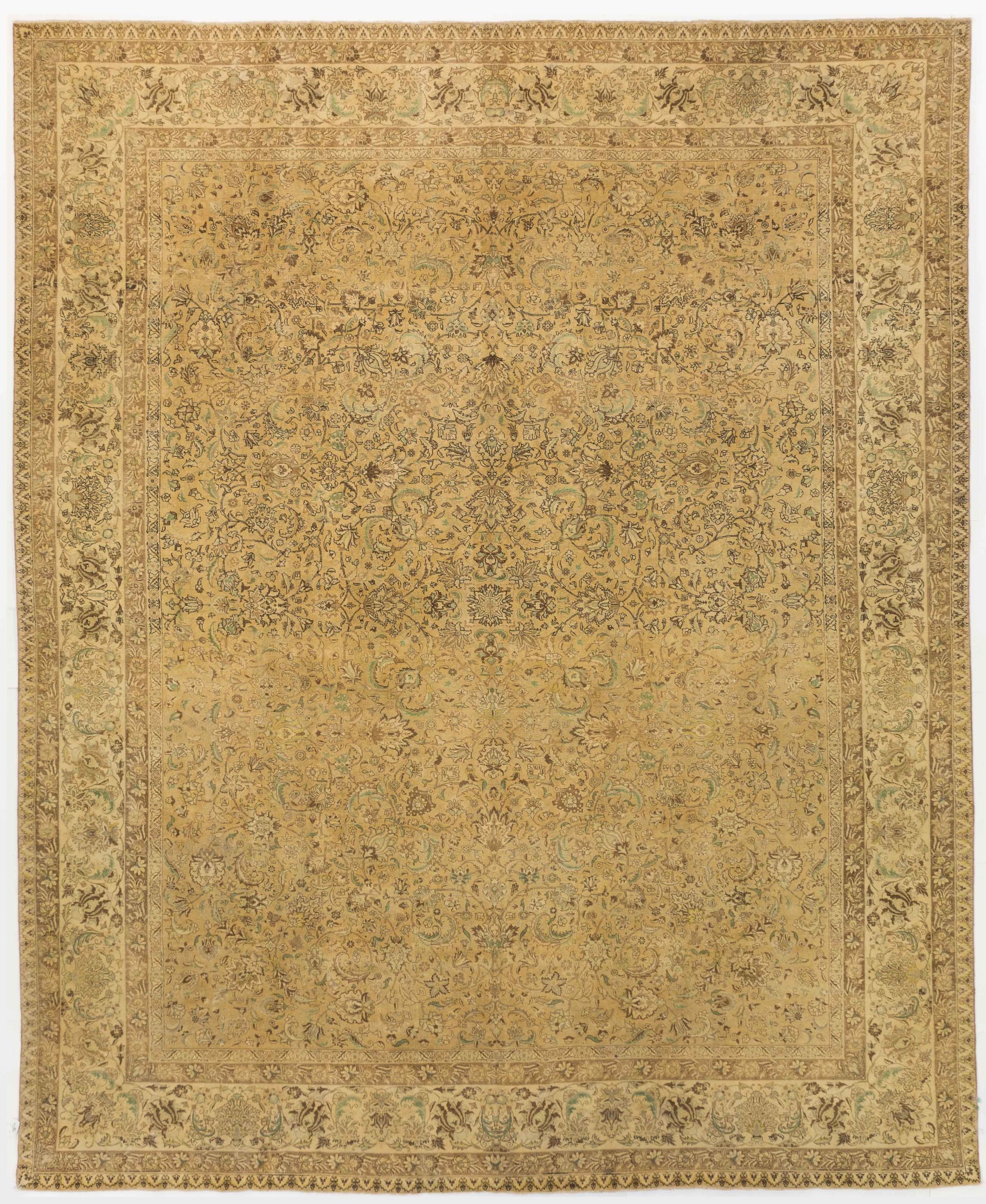 Thumbnail 8 for Antique Persian Tabriz Transitional Rug 16424