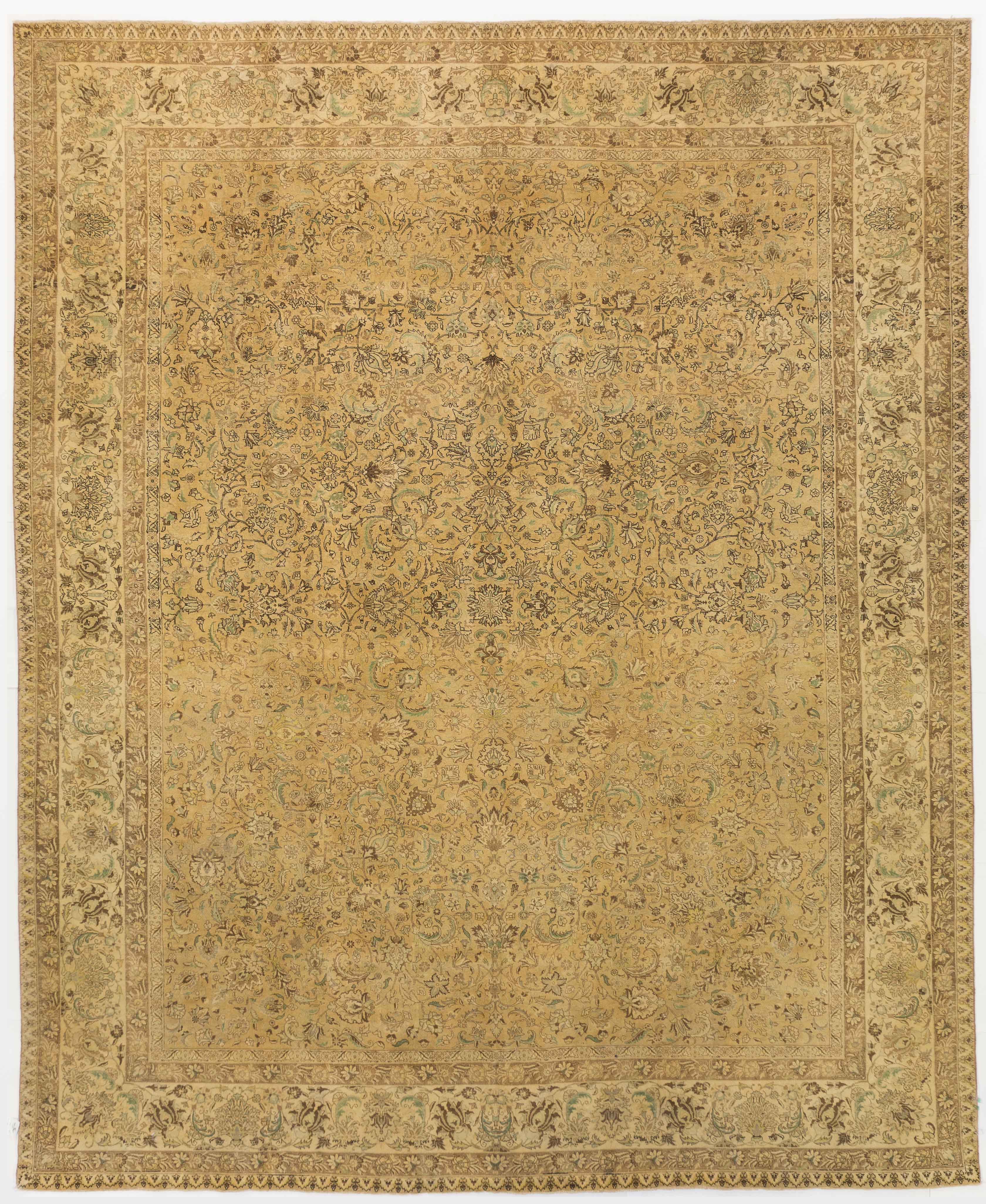 Thumbnail 6 for Antique Persian Tabriz Transitional Rug 16424