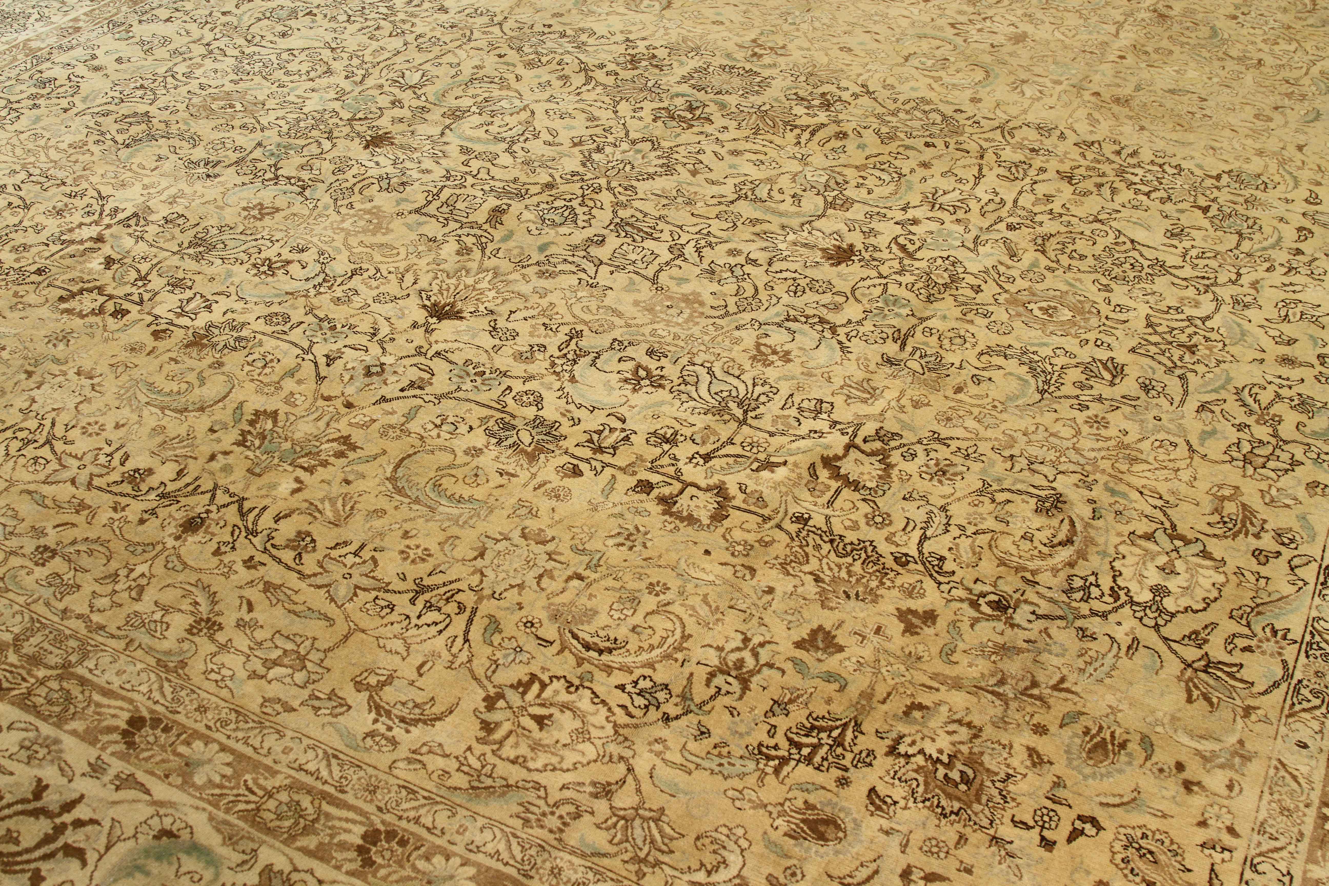 Thumbnail 4 for Antique Persian Tabriz Transitional Rug 16424