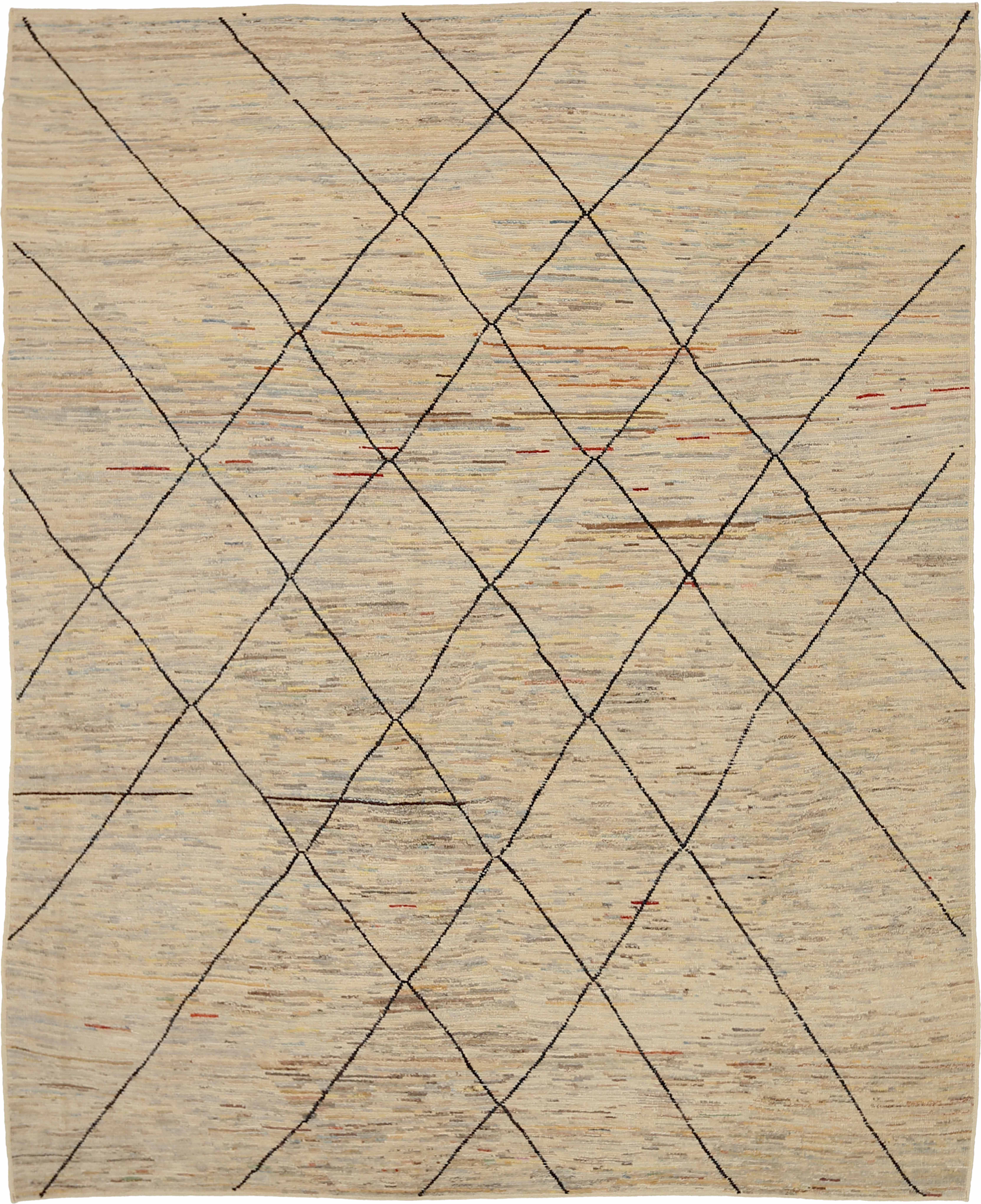 Thumbnail 2 for Afghanistan Moroccan Tribal Rug 90561