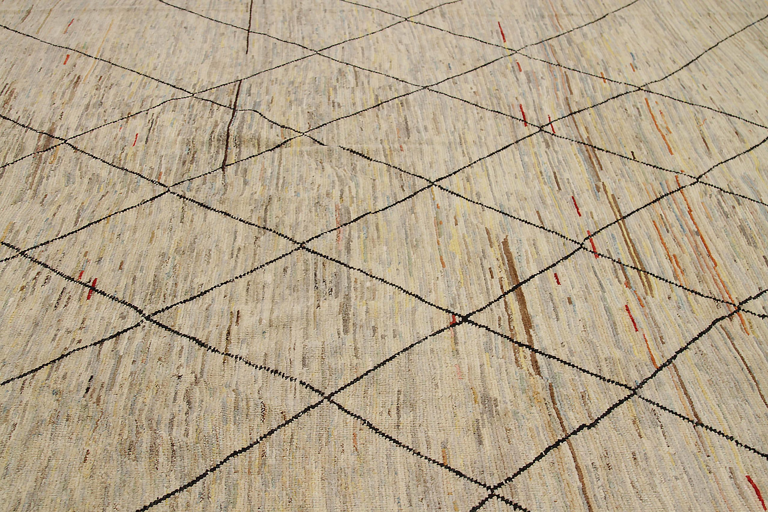 Thumbnail 6 for Afghanistan Moroccan Tribal Rug 90561