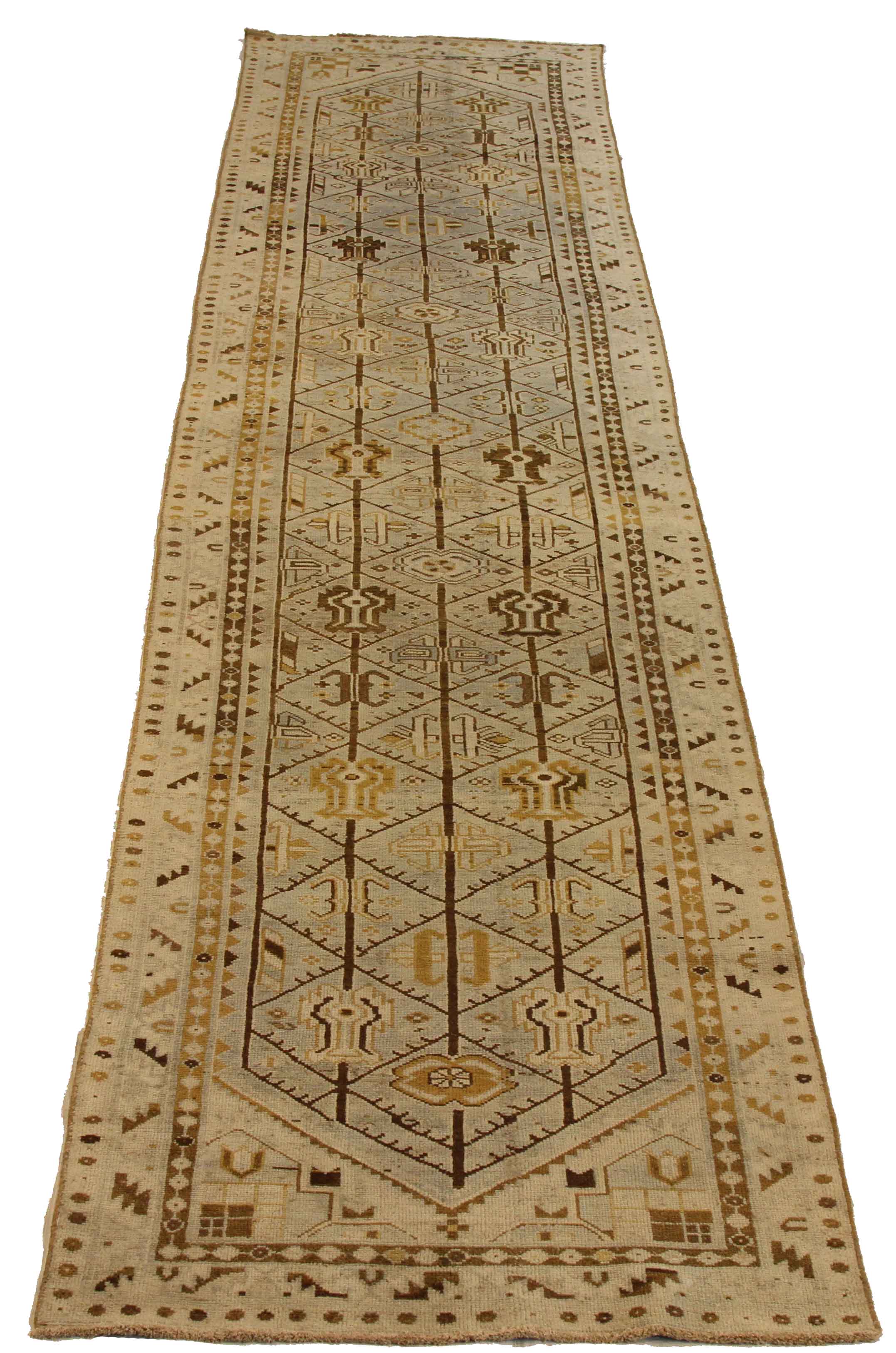 Thumbnail 10 for Antique Persian Malayer Transitional Rug 16356