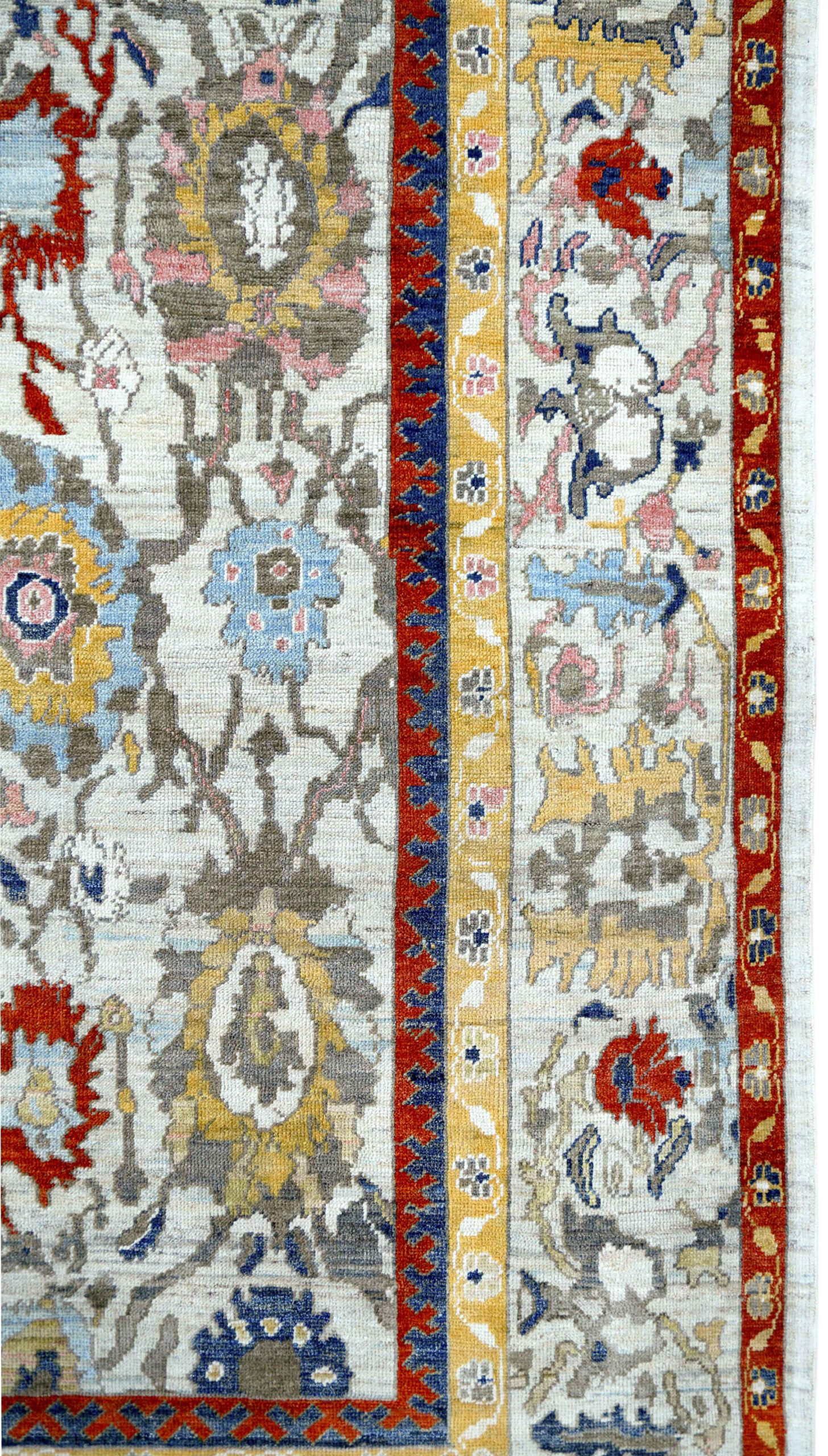 Thumbnail 4 for Turkey Oushak Tribal Rug 90758