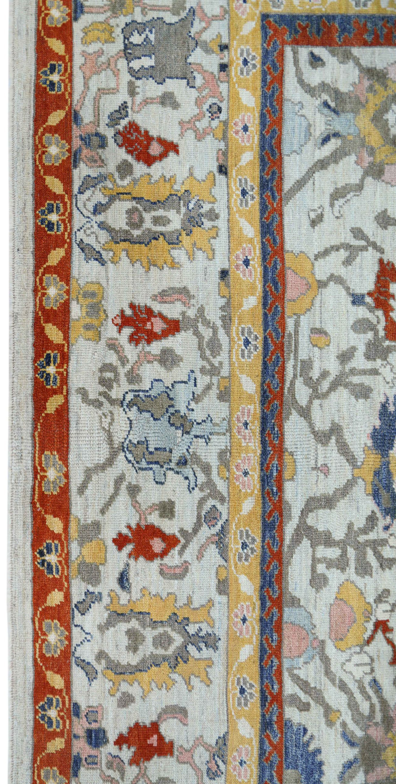 Thumbnail 7 for Turkey Oushak Tribal Rug 90758