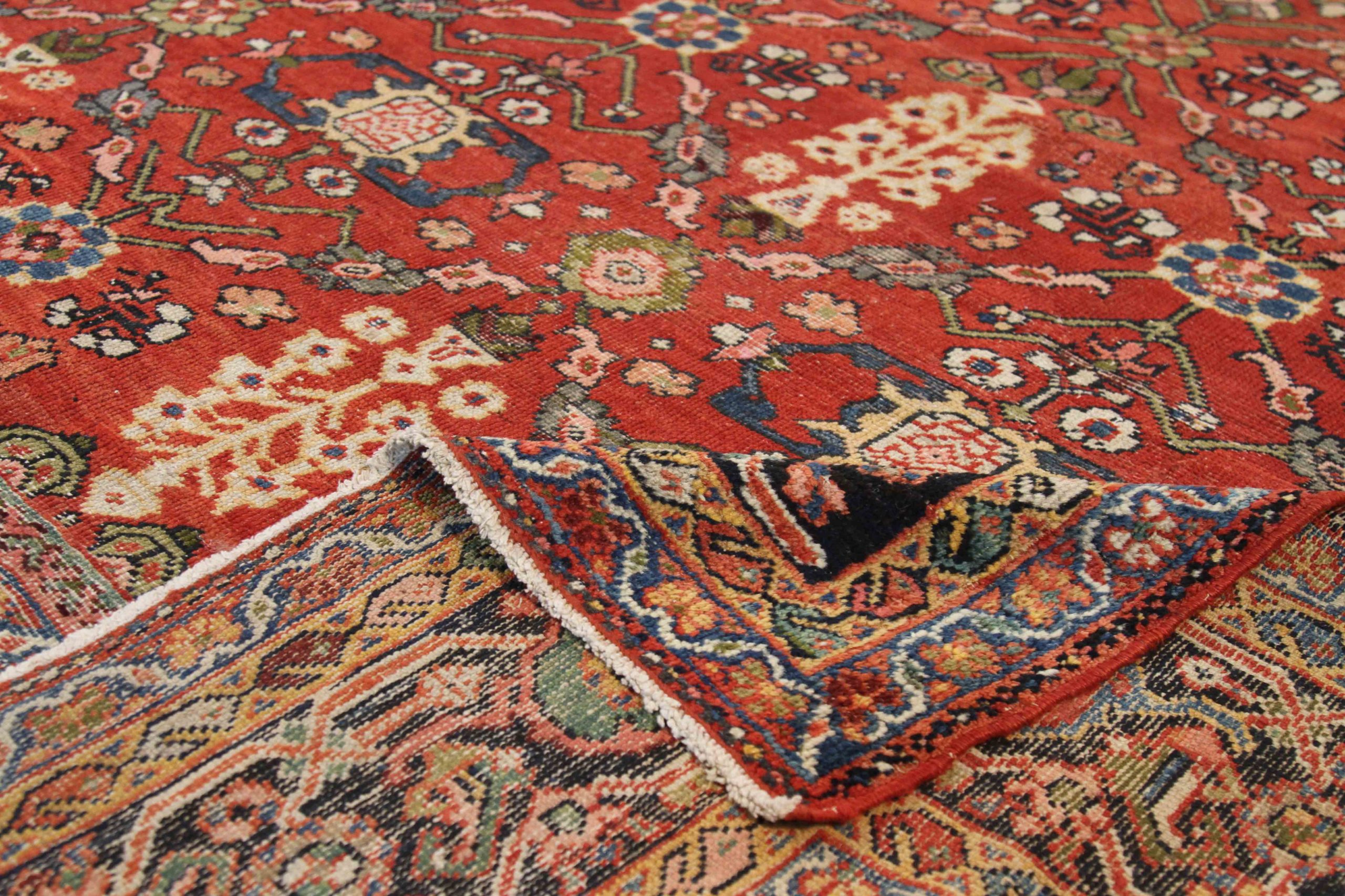 Thumbnail 15 for Antique Persian Meshkabad Traditional Rug 69748