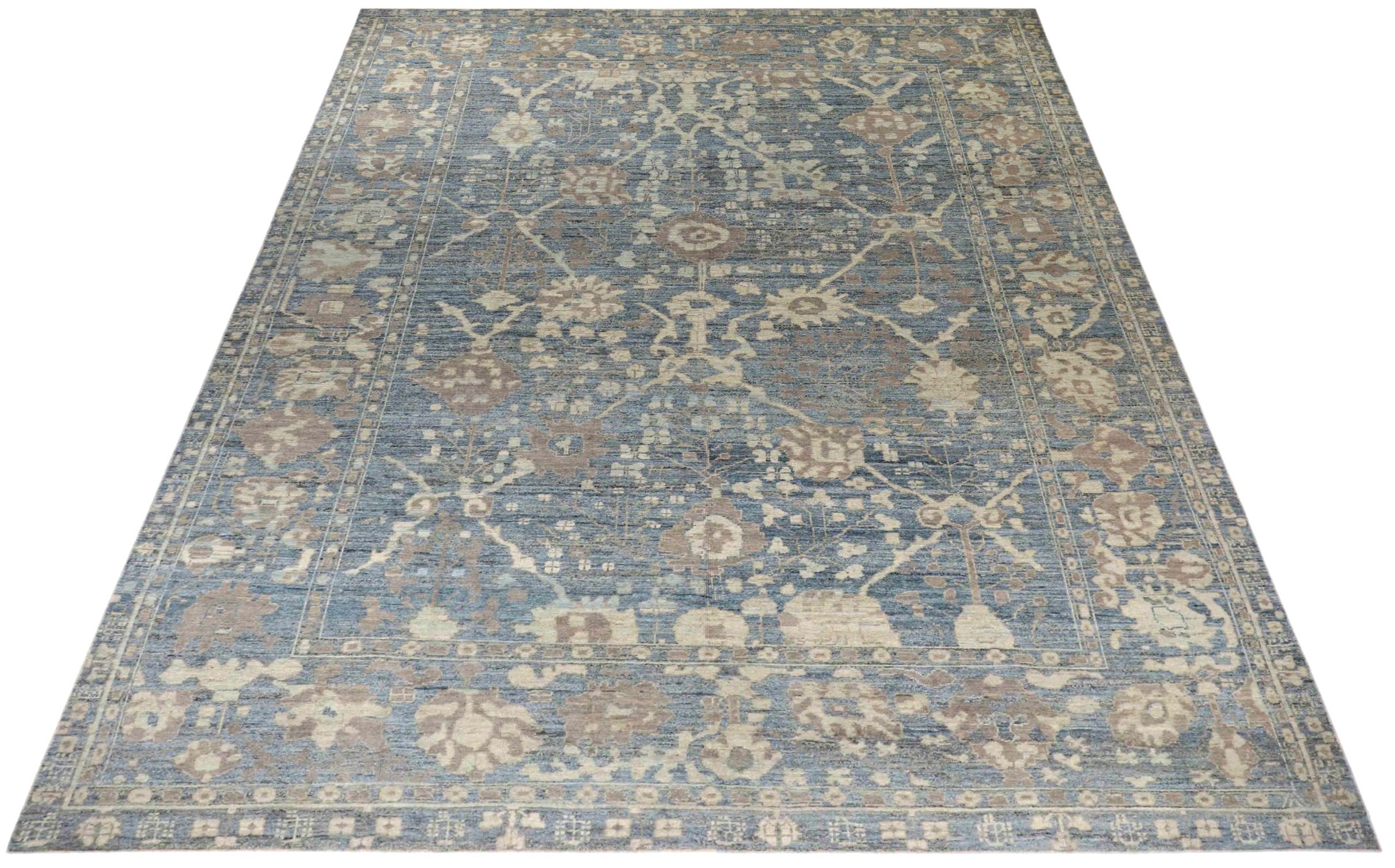 Thumbnail 10 for Turkey Oushak Tribal Rug 90754