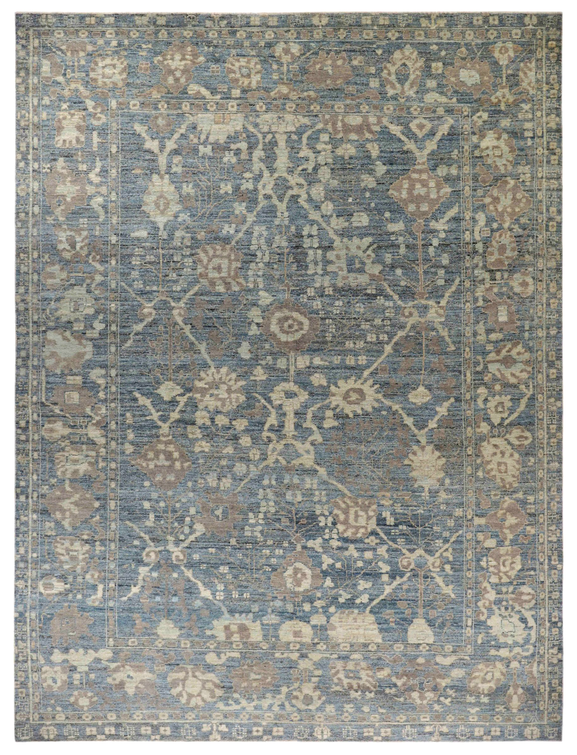 Thumbnail 2 for Turkey Oushak Tribal Rug 90754