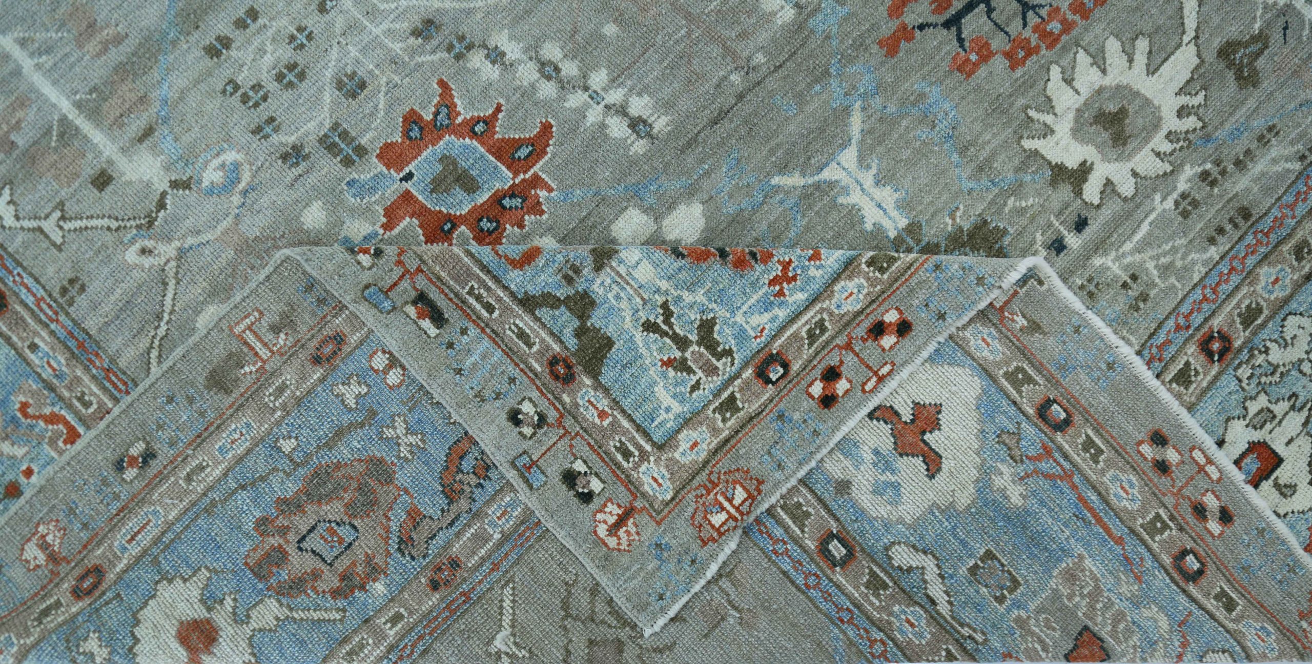 Thumbnail 12 for Turkey Oushak Tribal Rug 90748