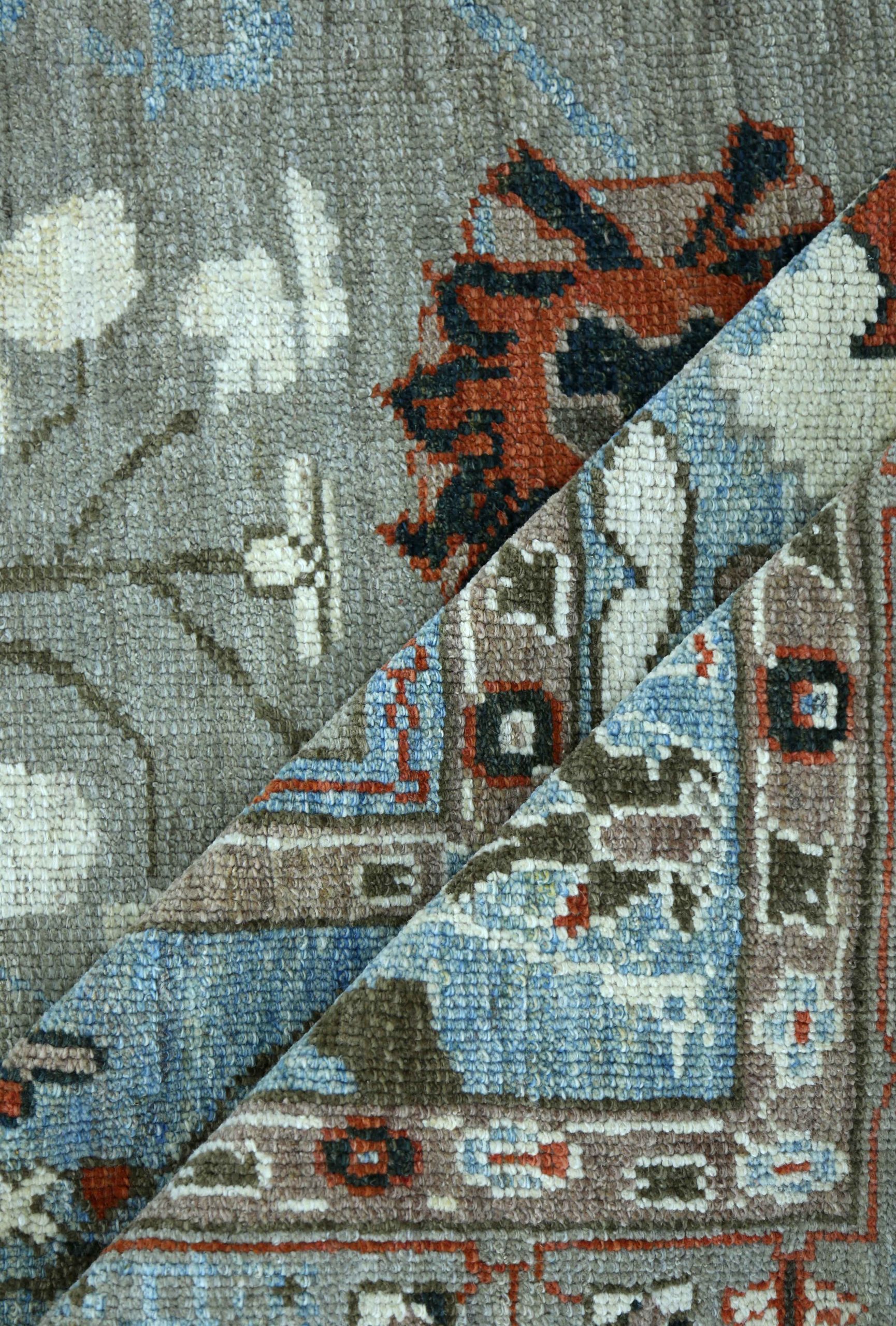 Thumbnail 10 for Turkey Oushak Tribal Rug 90748